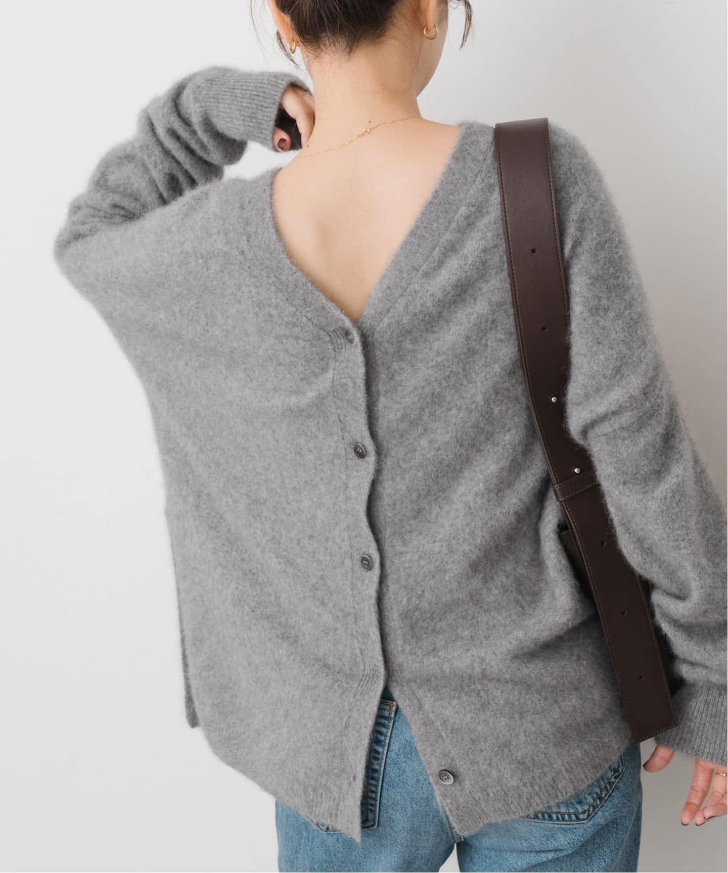 Spick & Span｜フォックスウールミックス2WAYカーディガン | Rakuten