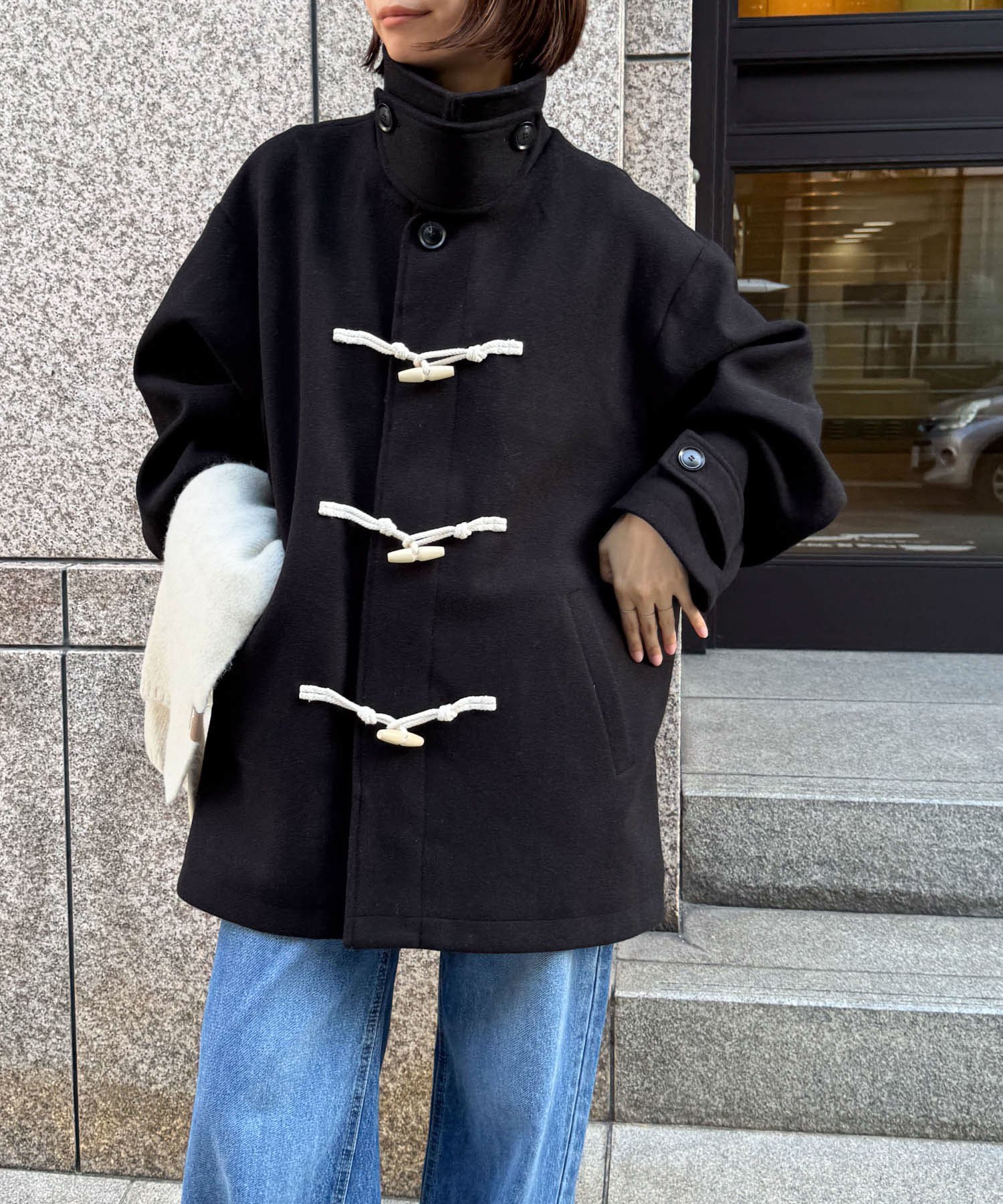 CANAL JEAN｜El mar(エルマール) ダッフルハーフコート | Rakuten