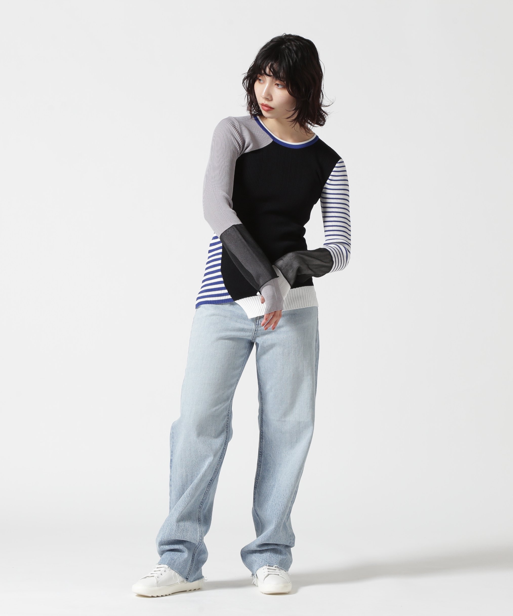 B'2nd｜YANUK(ヤヌーク) LEA/ボーイズストレート/カットオフフロスト