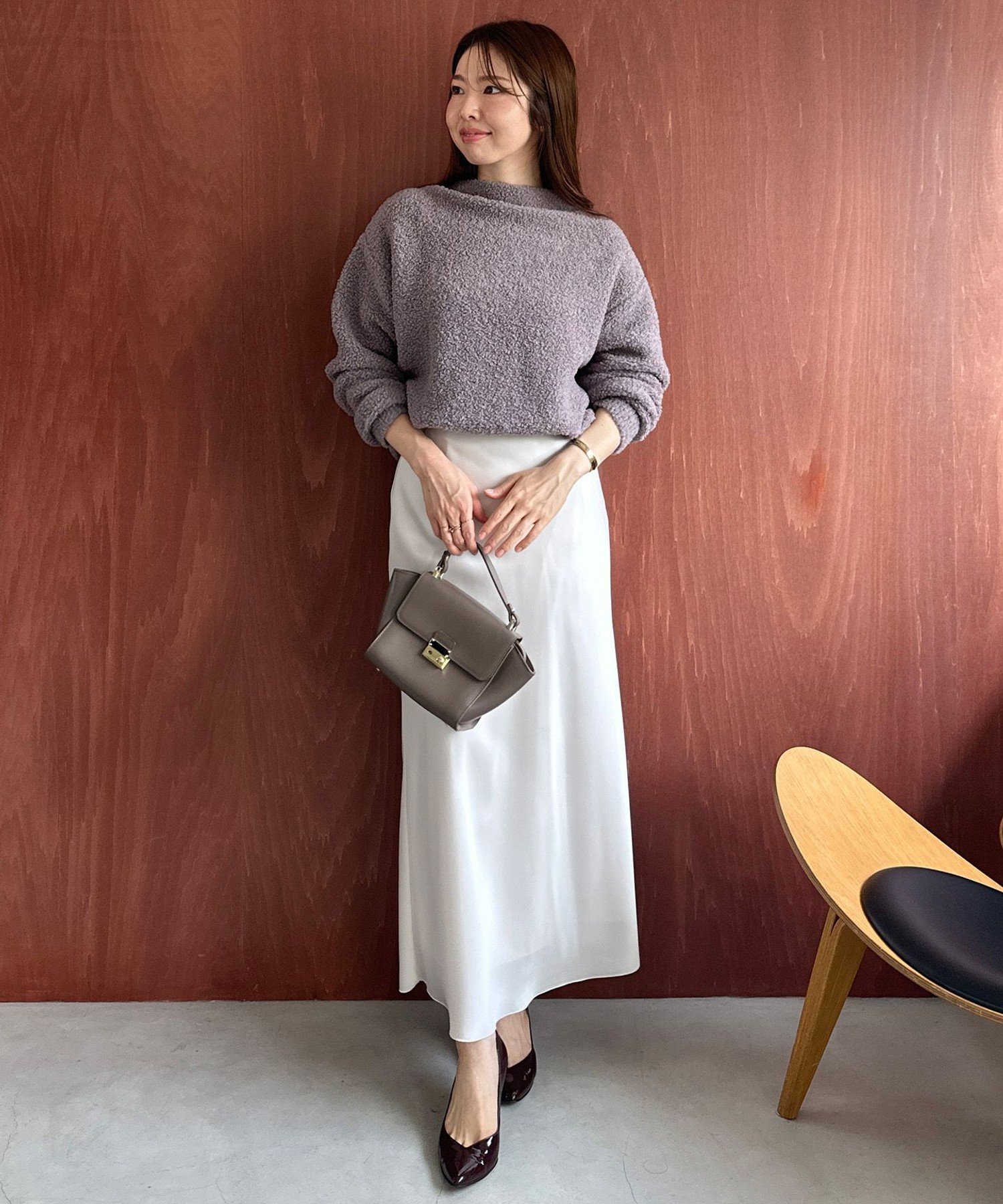 UNFILO｜【新色・新サイズ登場!】サテン ナロースカート | Rakuten