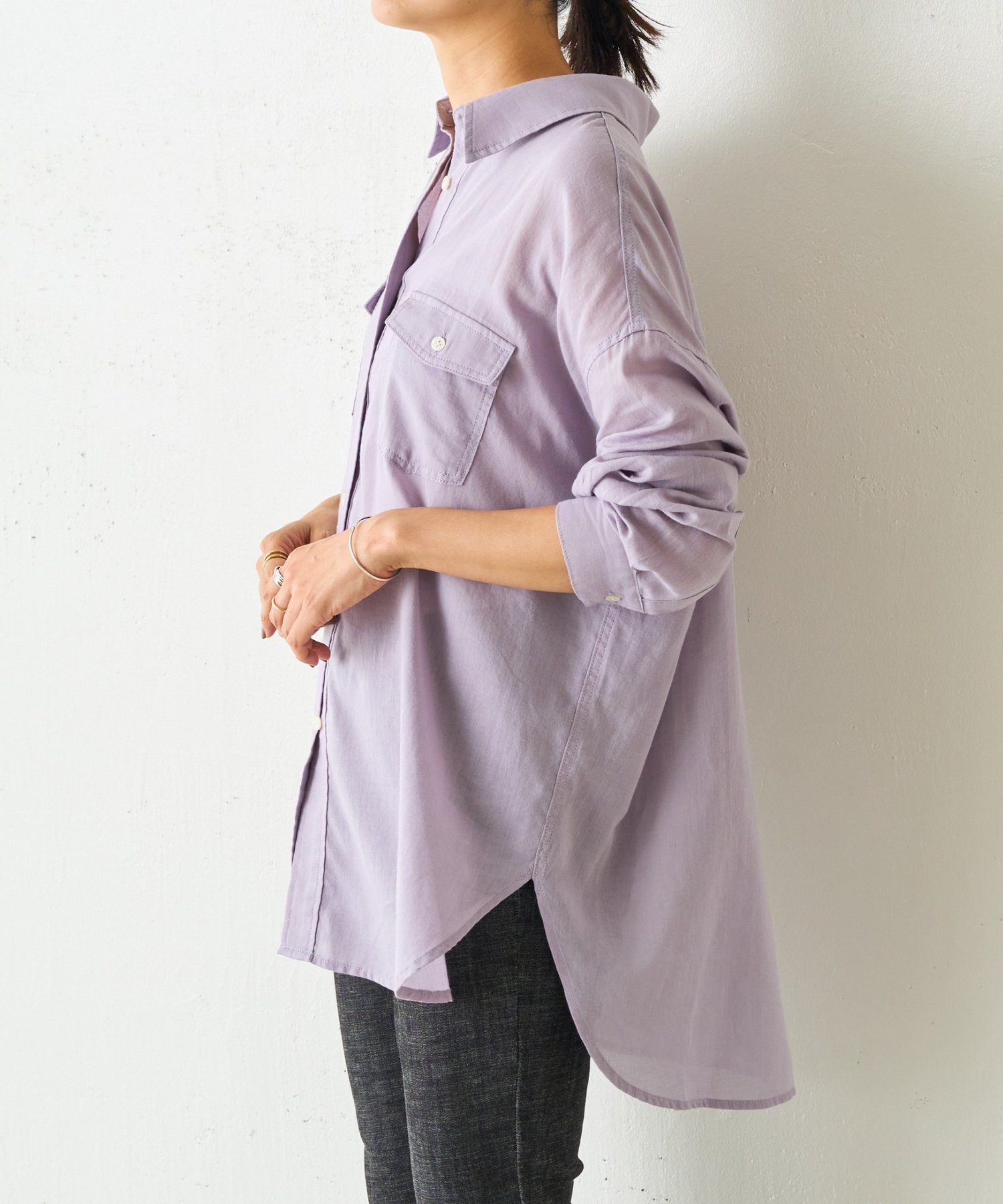 BEARDSLEY｜《3/7(土)予約開始》シフォンデニムシャツ | Rakuten