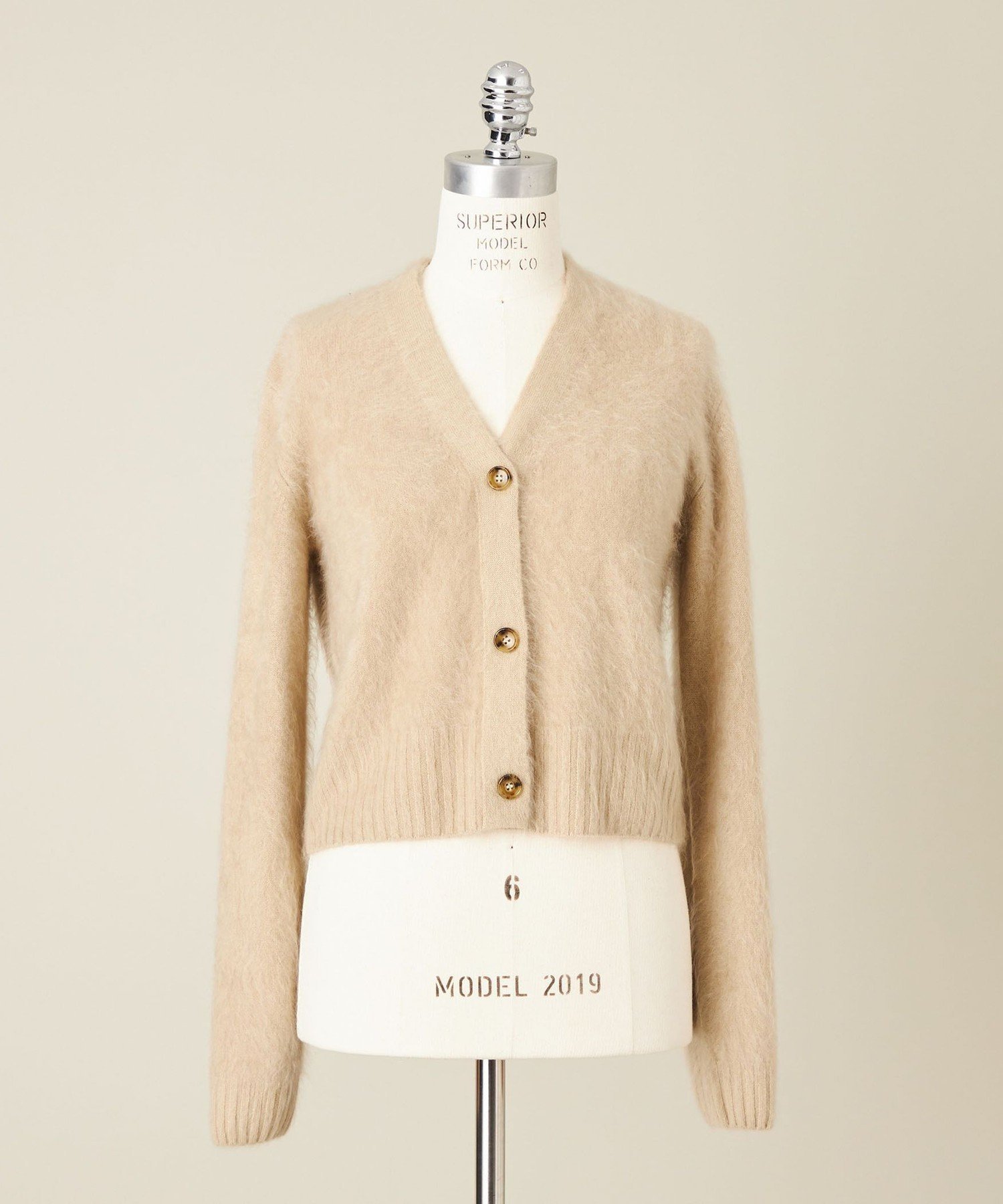 conte カシミアファーVネックカーディガン UNITED ARROWS LTD. OUTLET｜<conte>カシミヤ ファー Vネック