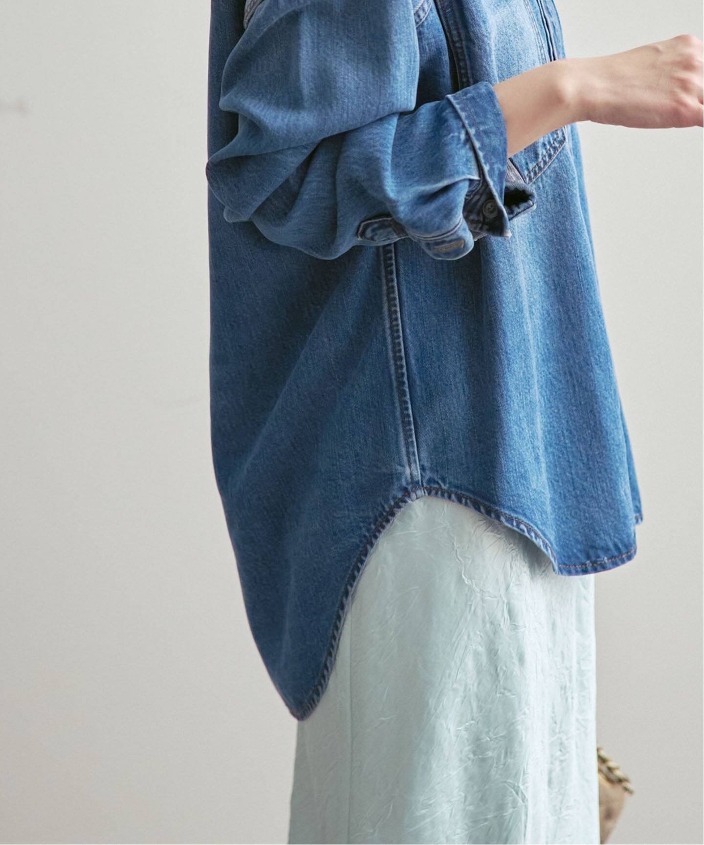 NOBLE｜フェードカラービッグポケットシャツ | Rakuten Fashion(楽天