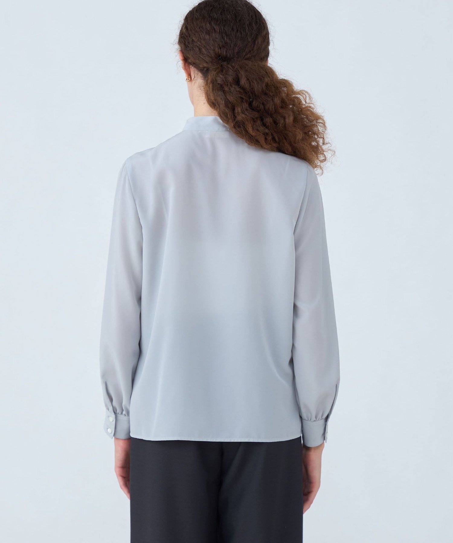 TOMORROWLAND｜クリアデシン フリルボウタイブラウス | Rakuten