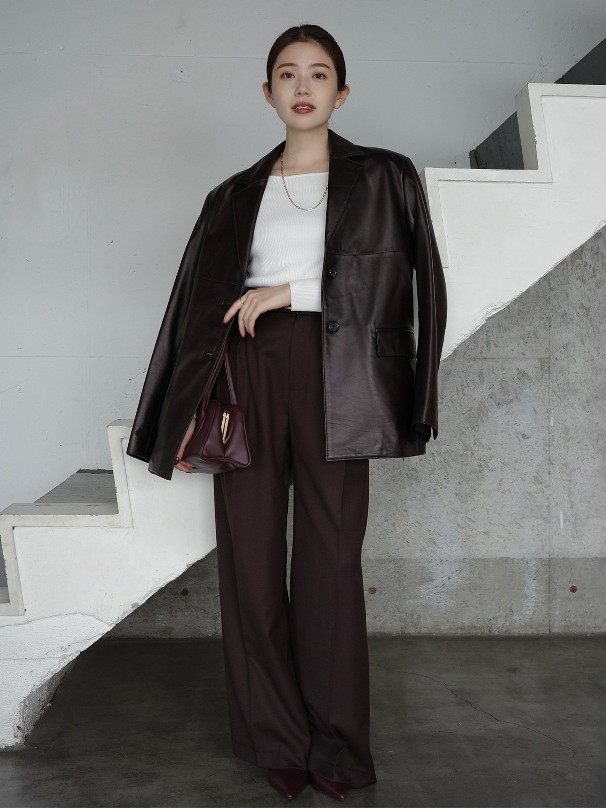 anuans｜シルクカシミアブレンドボートネックニット | Rakuten Fashion