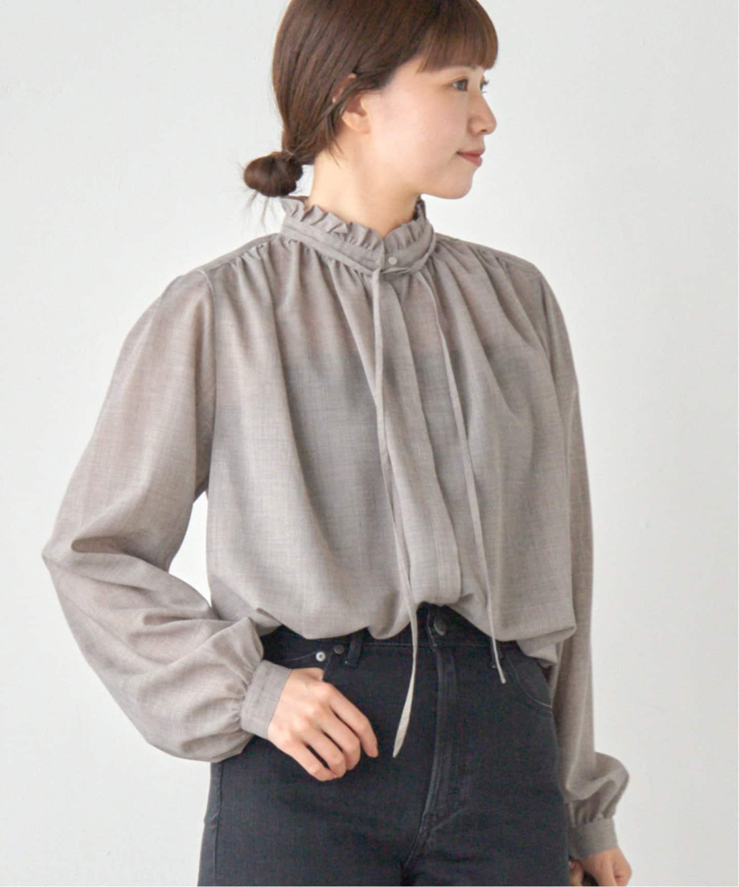 IENA｜フリルネックブラウス | Rakuten Fashion(楽天ファッション／旧