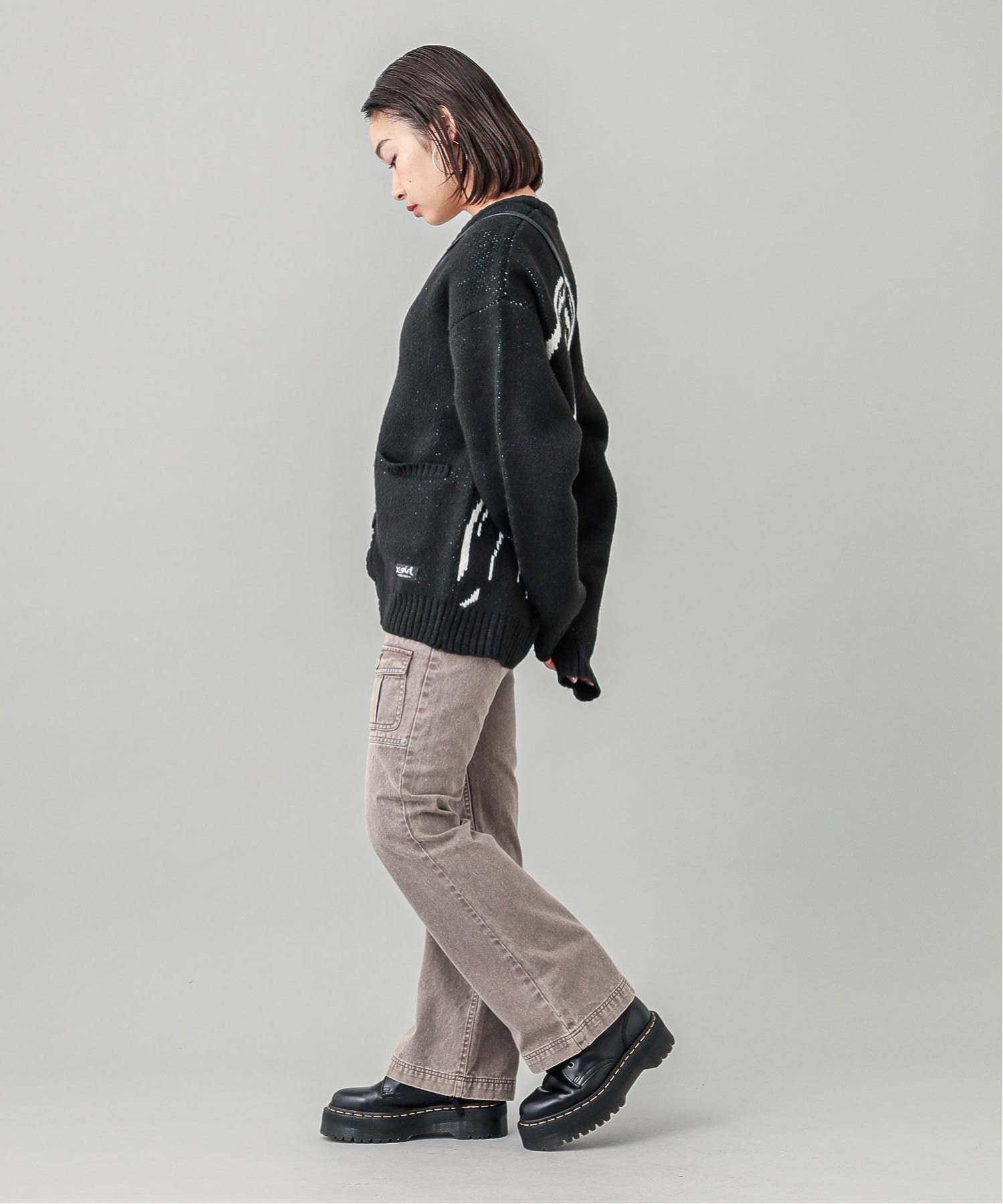 X-girl｜FACE KNIT CARDIGAN | Rakuten Fashion(楽天ファッション／旧