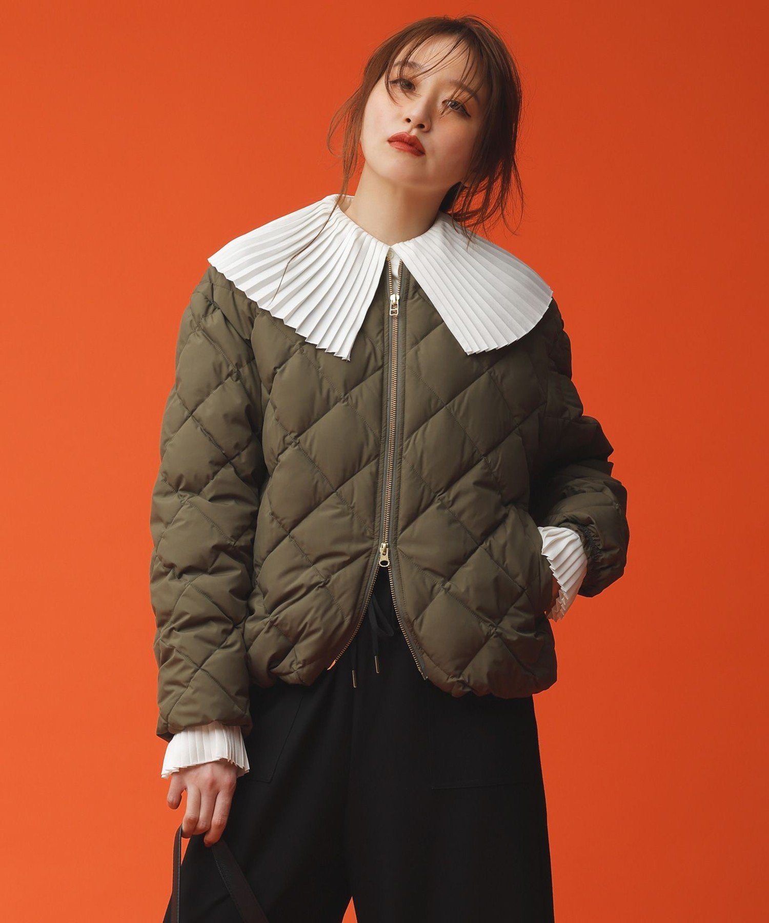 UNFILO｜【TAION×UNFILO】キルティングダウン ショート丈ブルゾン