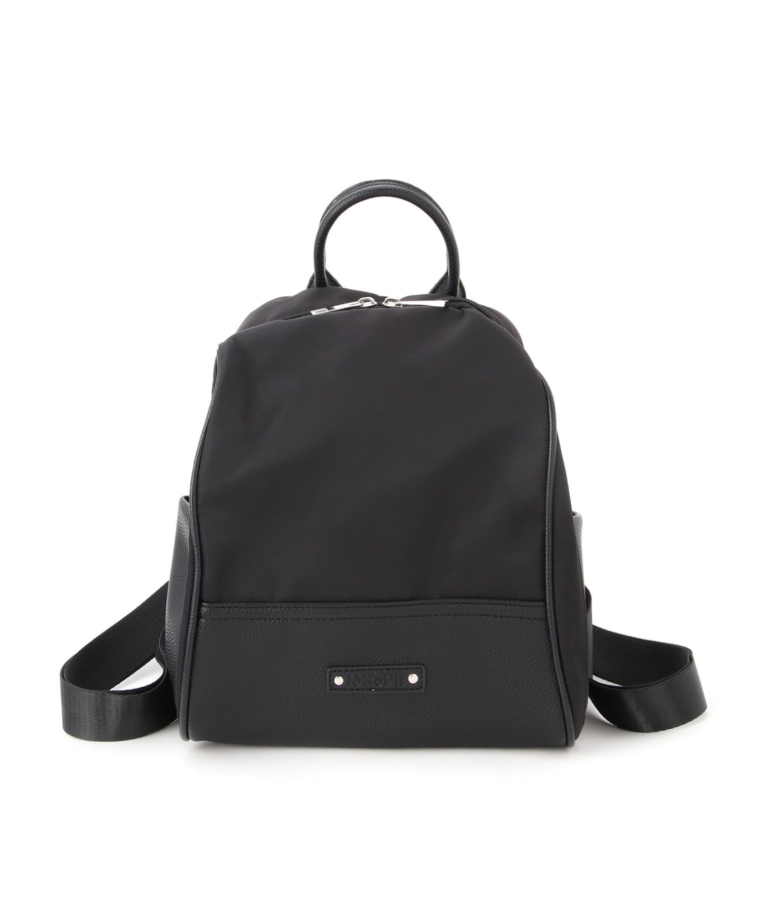 QPLUS｜Je RePit/合皮パイピングナイロンリュック | Rakuten Fashion