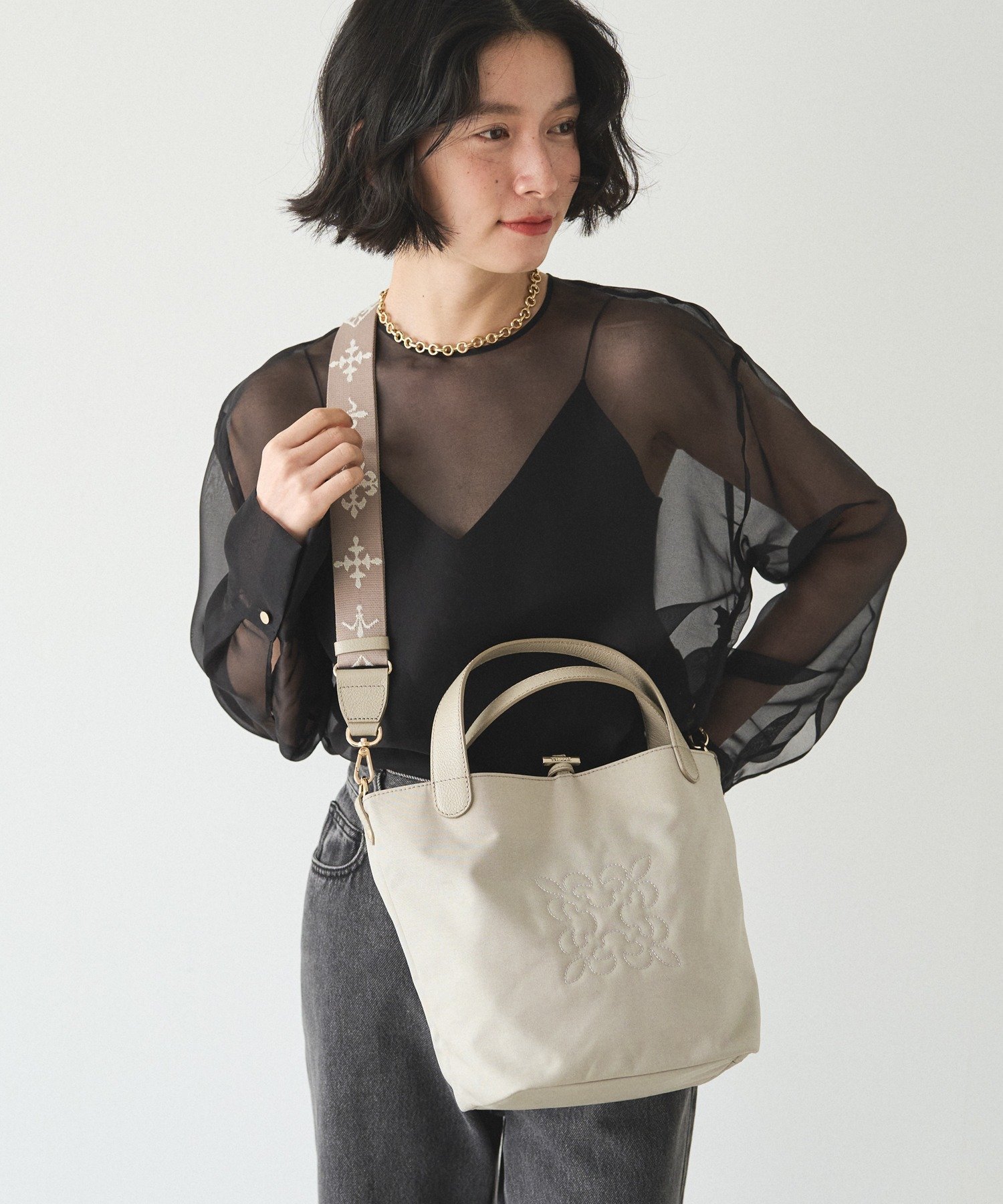 russet｜【20%ポイントバック】コーデュラナイロン2WAYミニトート