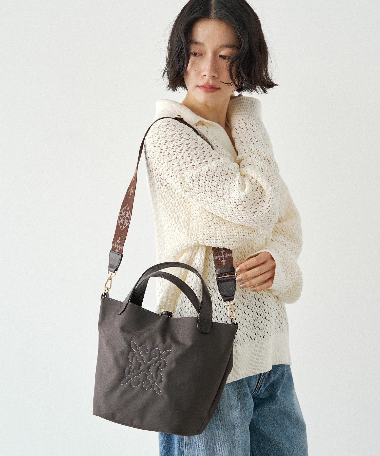 russet｜【20%ポイントバック】コーデュラナイロン2WAYミニトート