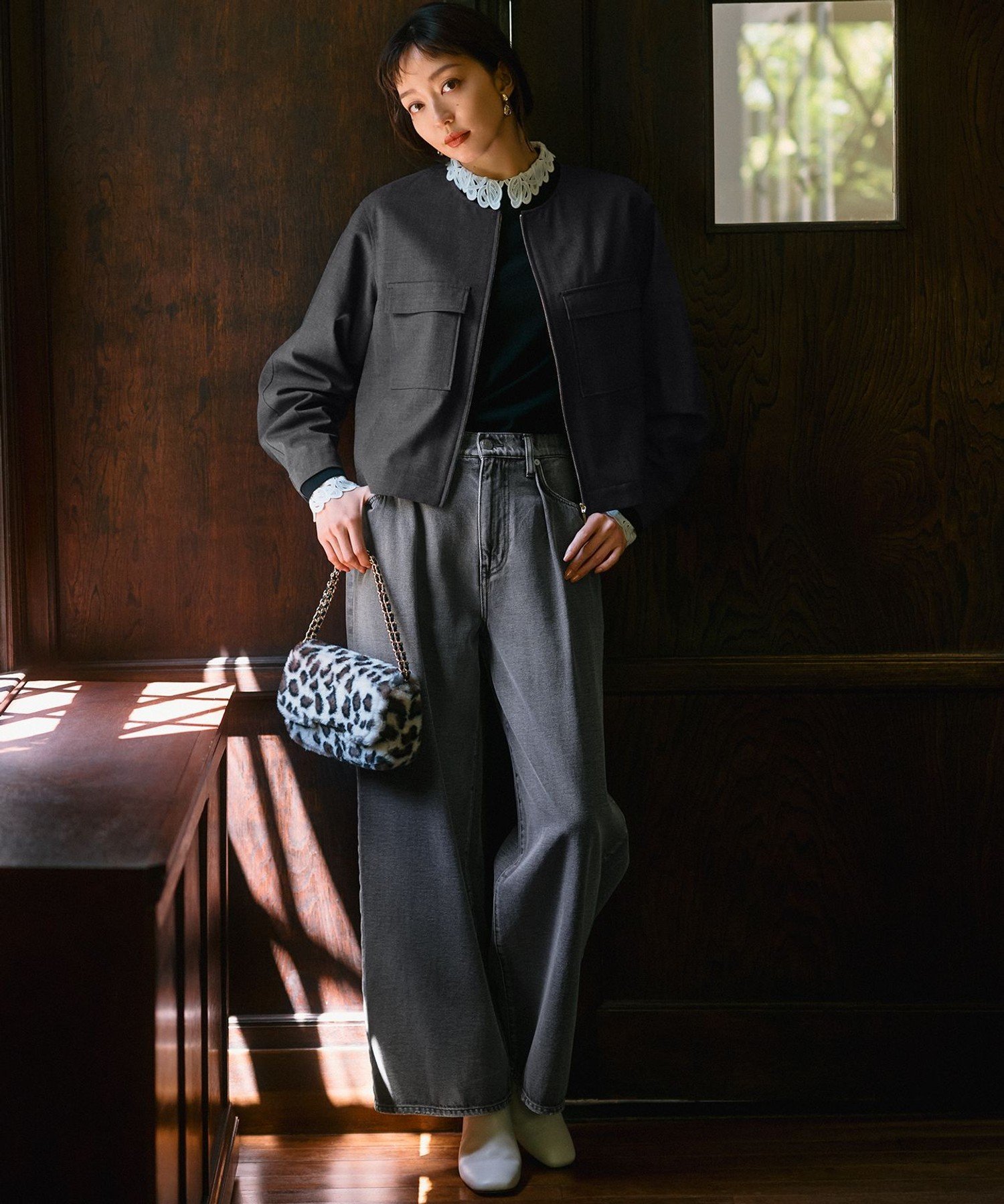 23区｜【洗える】エンブロイダリーニット | Rakuten Fashion(楽天