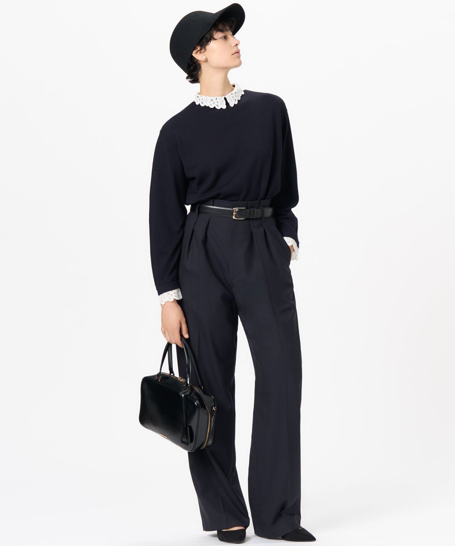 23区｜【洗える】エンブロイダリーニット | Rakuten Fashion(楽天