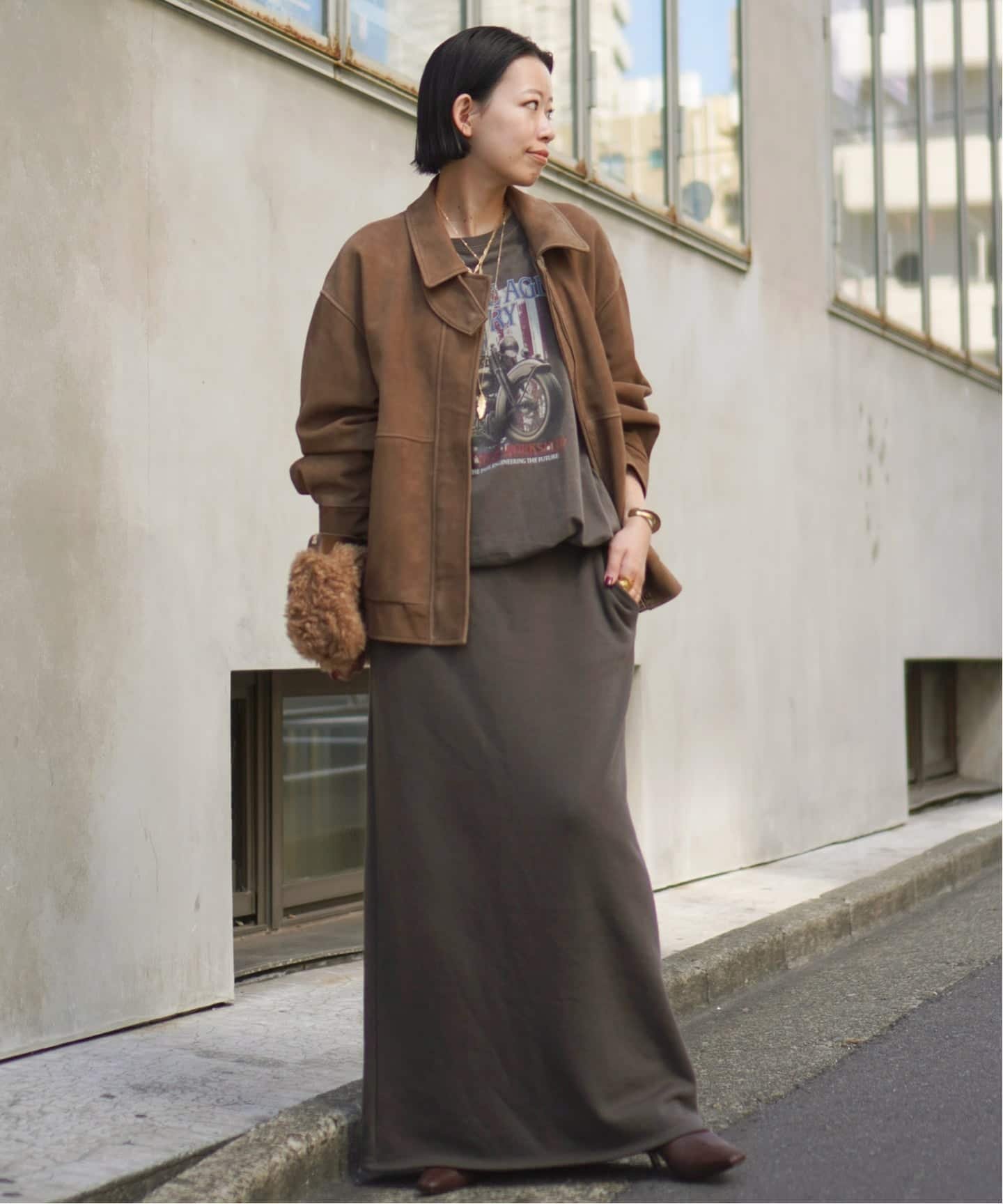 AP STUDIO｜ウールミックススウェットスカート | Rakuten Fashion(楽天