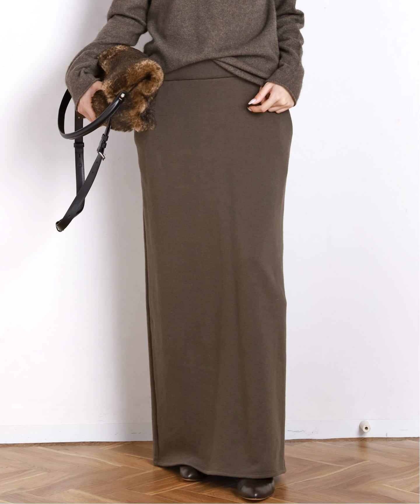 AP STUDIO｜ウールミックススウェットスカート | Rakuten Fashion(楽天