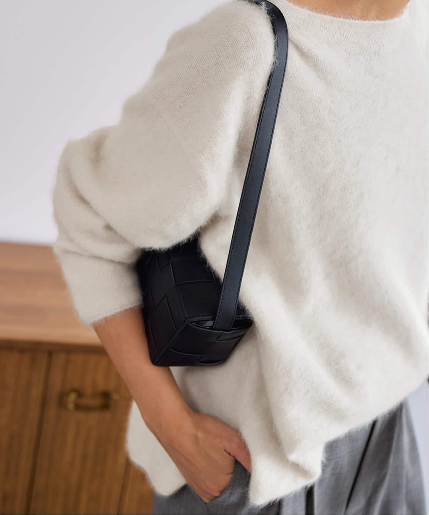 FRAMeWORK｜≪追加≫FOX/CASHMERE ボートネック プルオーバー3