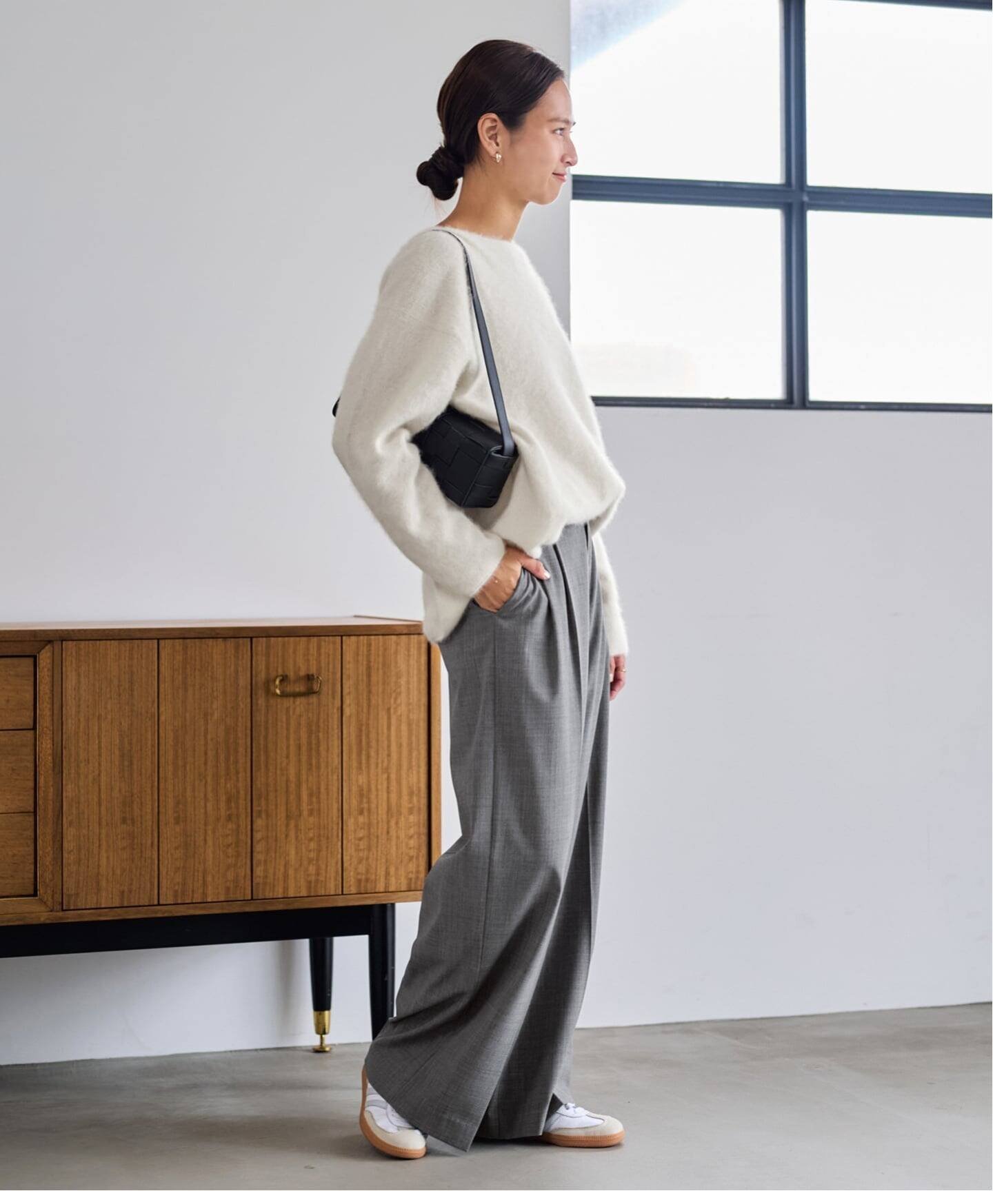 FRAMeWORK｜≪追加≫FOX/CASHMERE ボートネック プルオーバー3