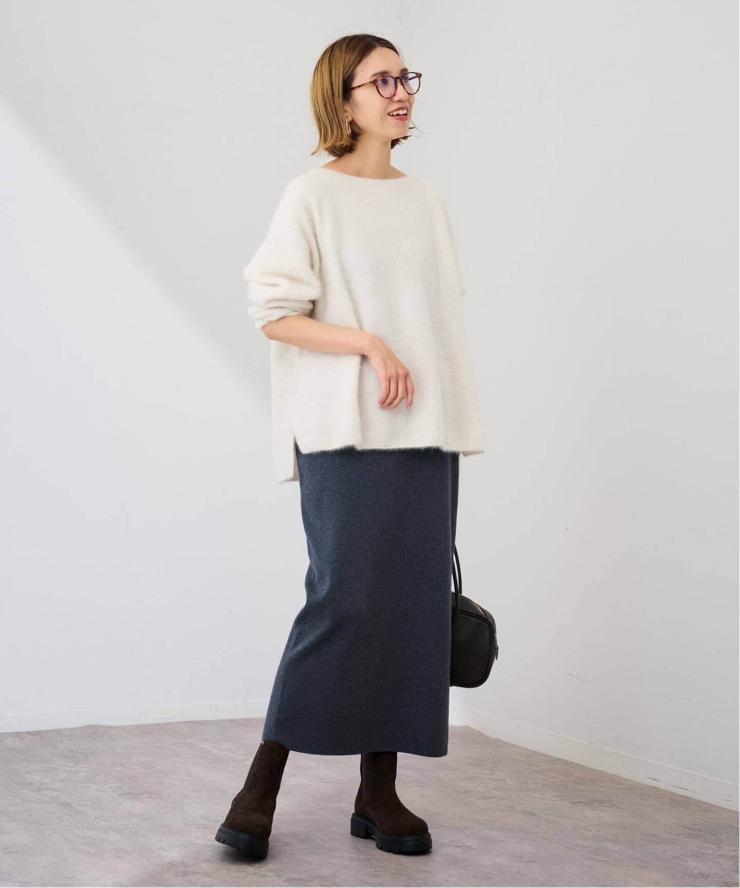 FRAMeWORK｜≪追加≫FOX/CASHMERE ボートネック プルオーバー3