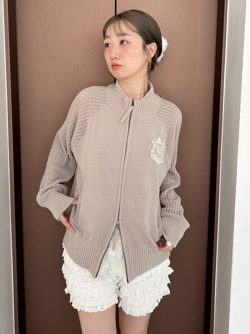 SNIDEL HOME｜ジップアップニットカーディガン | Rakuten Fashion(楽天