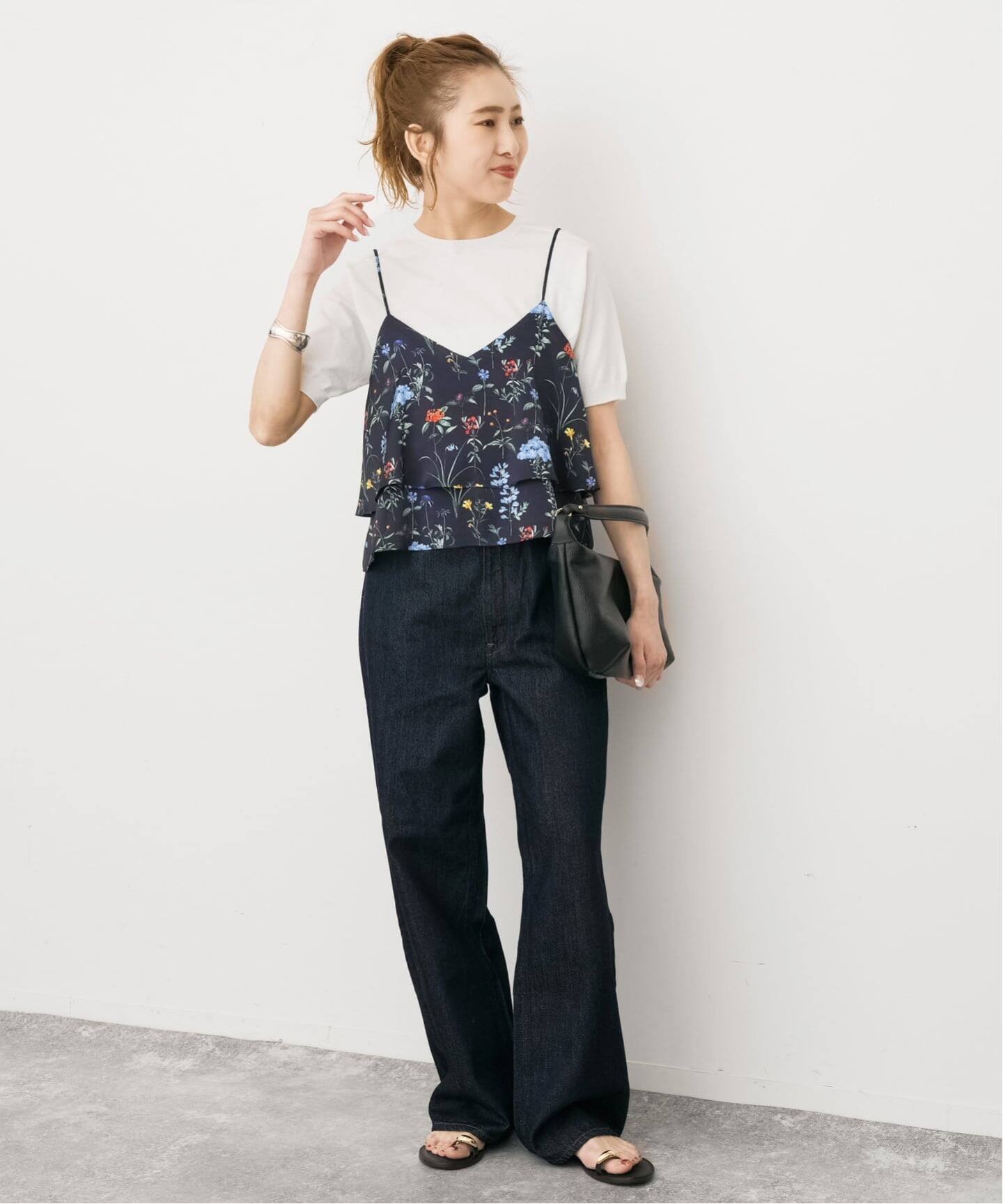 Spick & Span｜TICCA / ティッカ 別注フラワープリントビスチェ