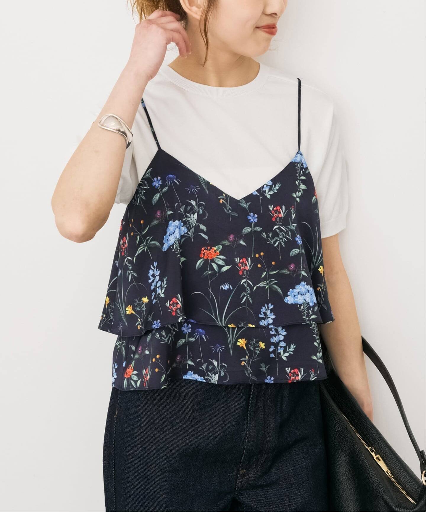 Spick & Span｜TICCA / ティッカ 別注フラワープリントビスチェ