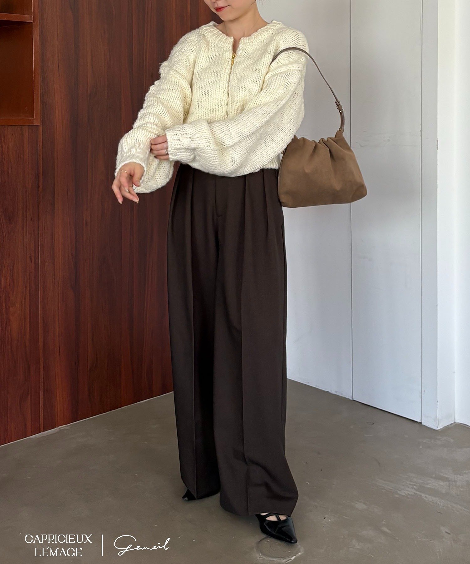 CAPRICIEUX LE'MAGE｜【LE'MAGE×gemeilコラボ】スラブジップ