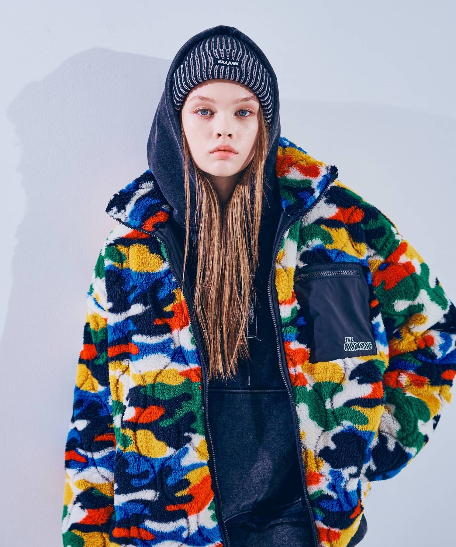 RNA｜J2126 キルティングジャガードフリースボアジャケット | Rakuten