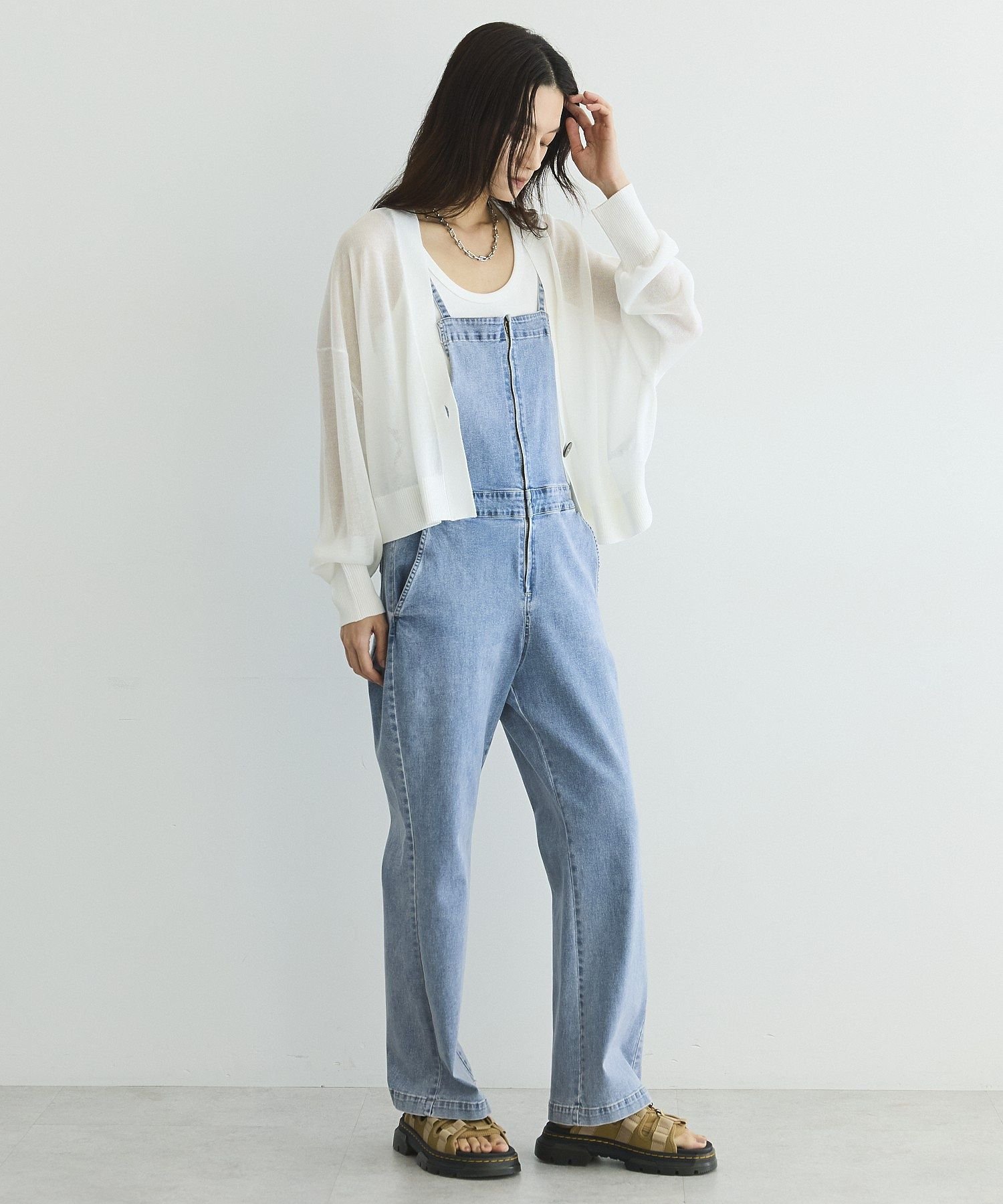 GARAGE OF GOOD CLOTHING｜フロントZIPデニムサロペット | Rakuten