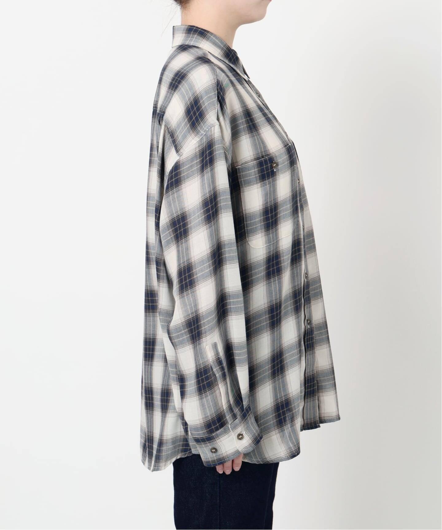 SLOBE IENA｜《追加》ビエラチェックルーズシャツ | Rakuten Fashion