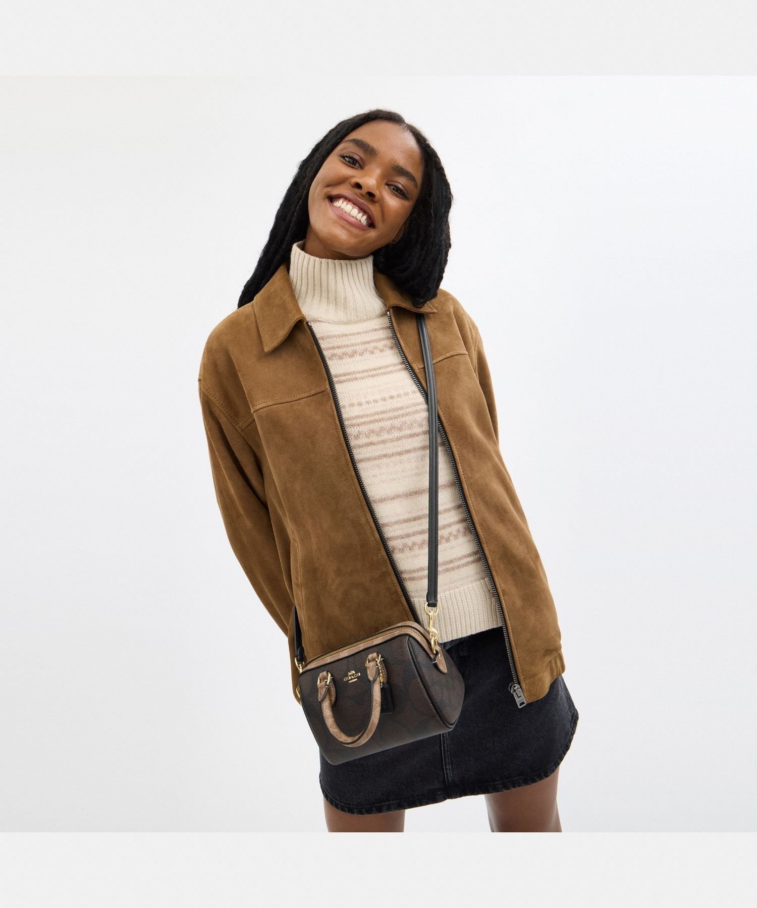 COACH OUTLET｜【公式】ミニ ローアン クロスボディ バッグ・ブロック