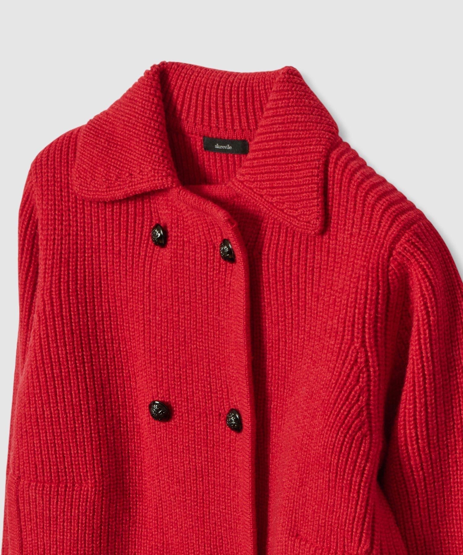 allureville｜片畦ニットジャケット | Rakuten Fashion(楽天