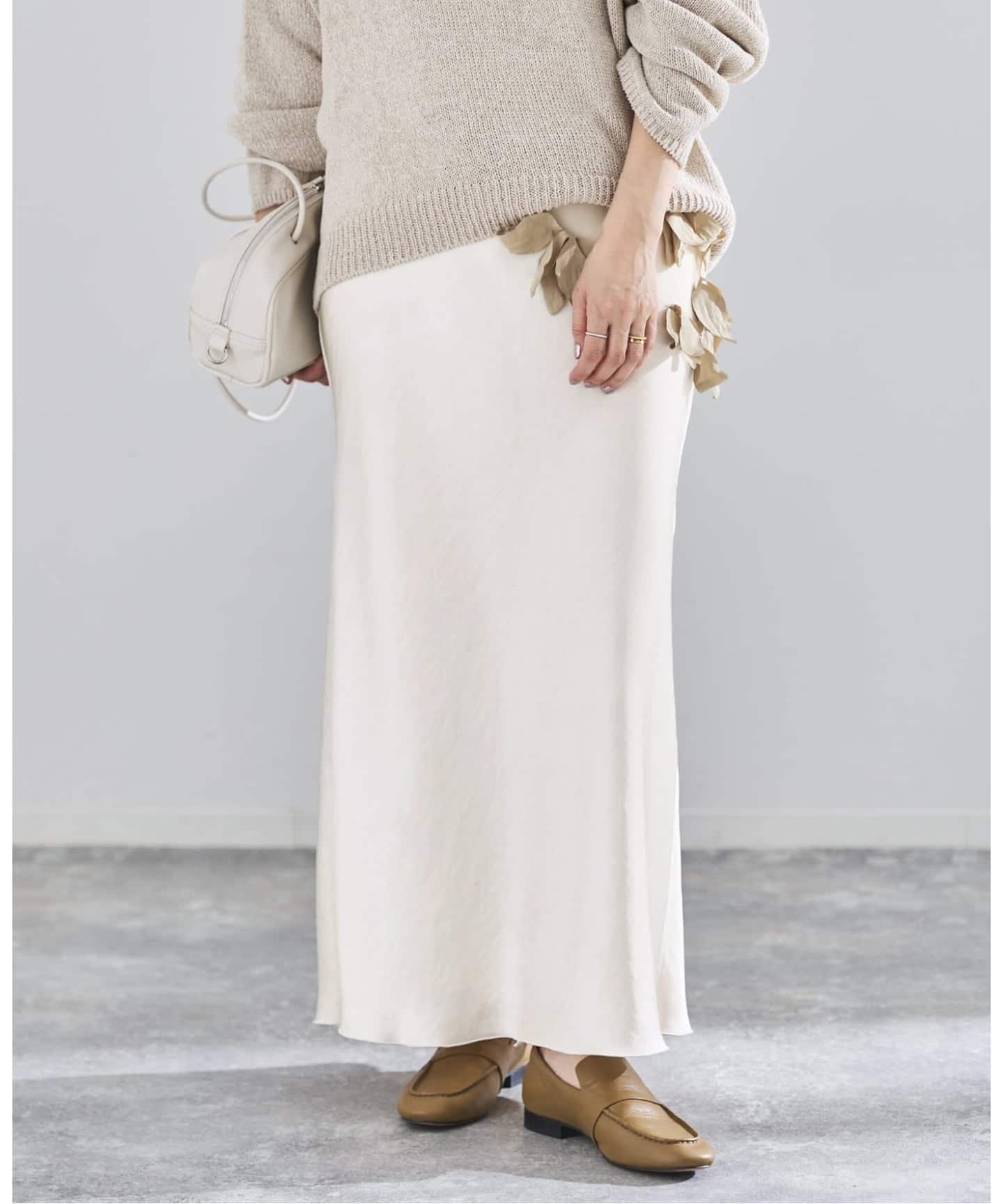 IENA｜《追加17》ダブルサテンスカート | Rakuten Fashion(楽天