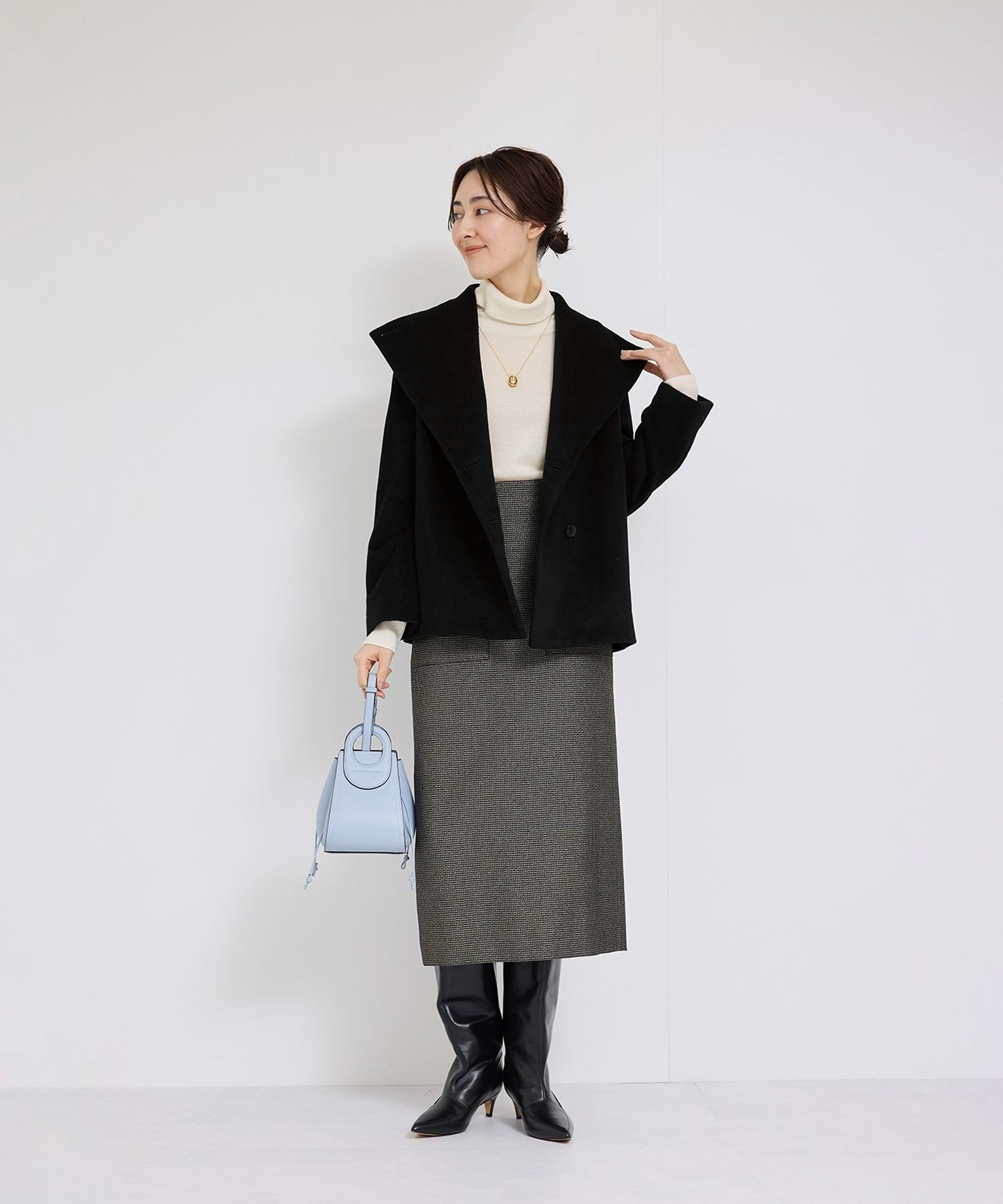 ROPE'｜【高評価】プレミアムカシミヤショートコート | Rakuten