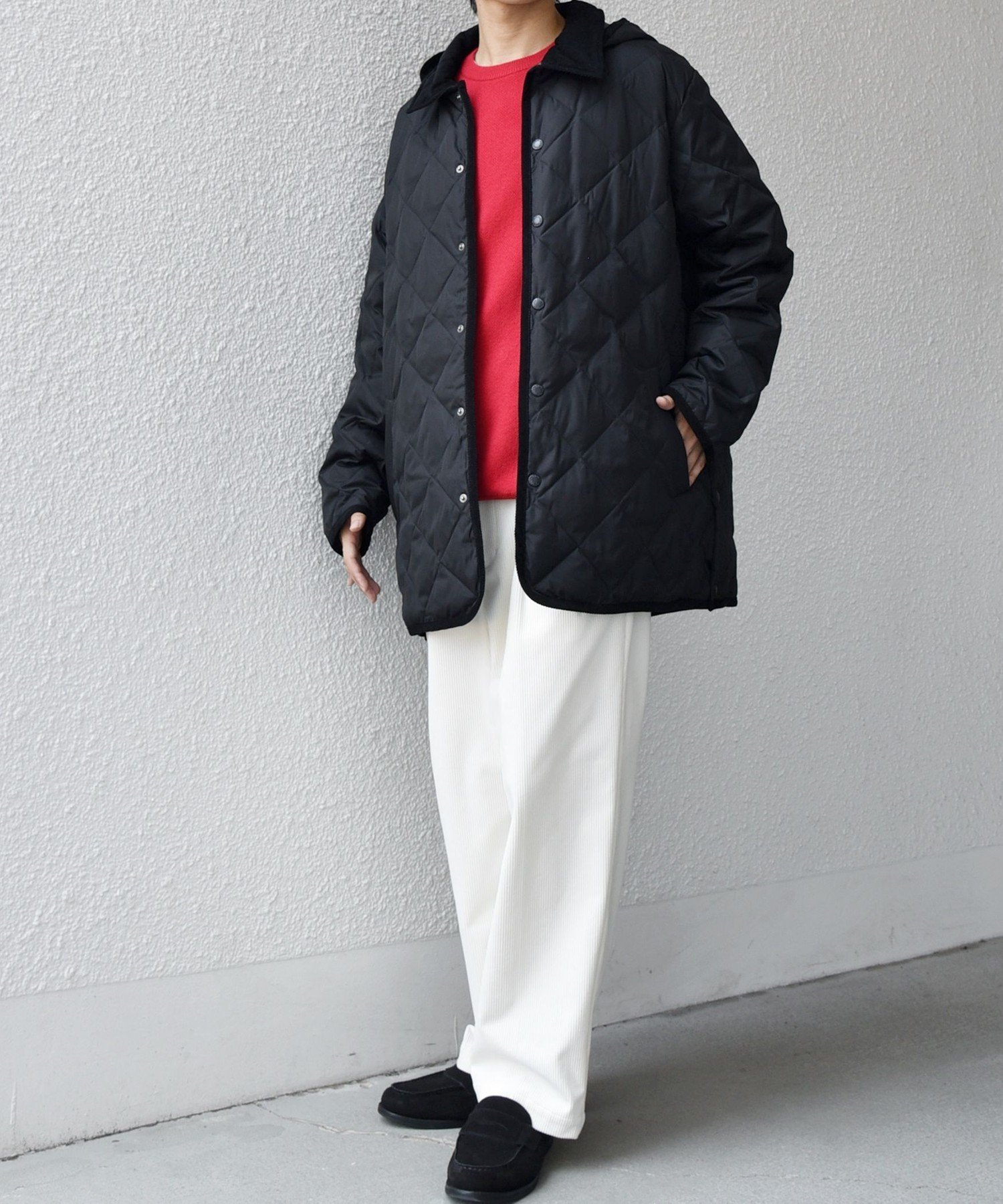 未開封　TAION　ダイヤキルト ダウン ハーフコート　S SHIPS any別注】TAION:〈手洗い可能〉ダイヤキルト ダウン ハーフ