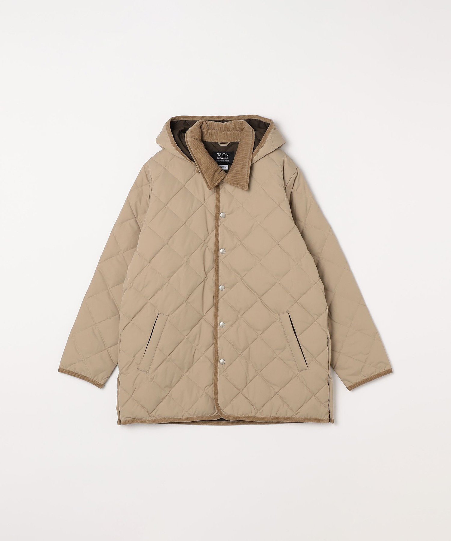 SHIPS｜【SHIPS any別注】TAION:<手洗い可能>ダイヤキルト ダウン