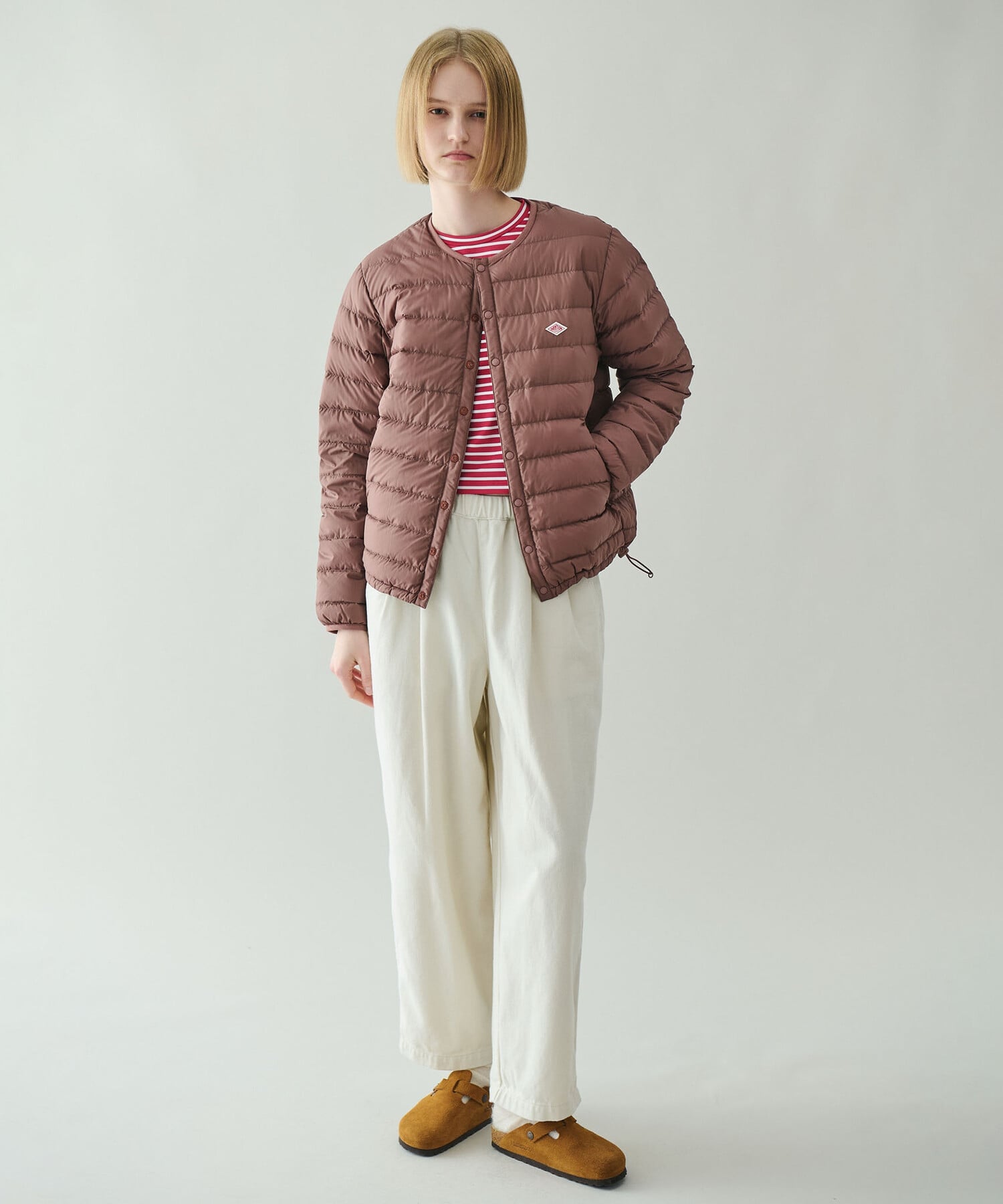 Bshop｜DANTON | クルーネック インナーダウンジャケット WOMEN