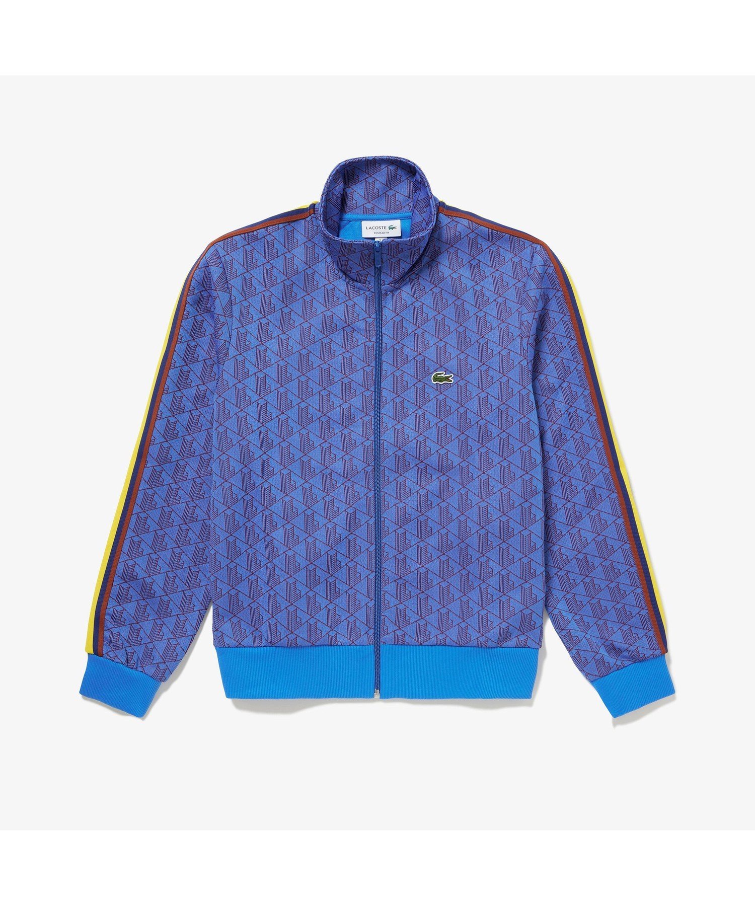 LACOSTE｜モノグラムジャカードトラックジャケット 【セットアップ対応