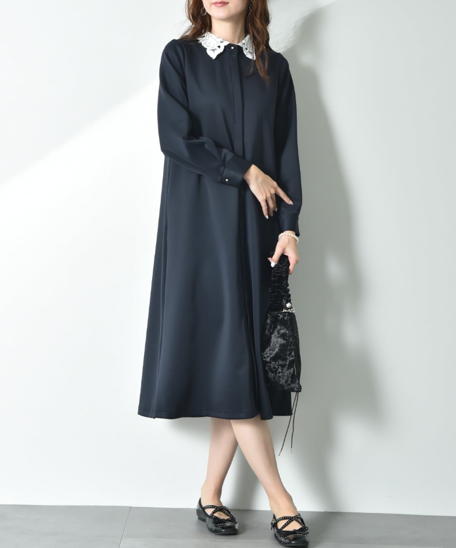 INTERPLANET｜レース衿2WAYワンピース | Rakuten Fashion(楽天