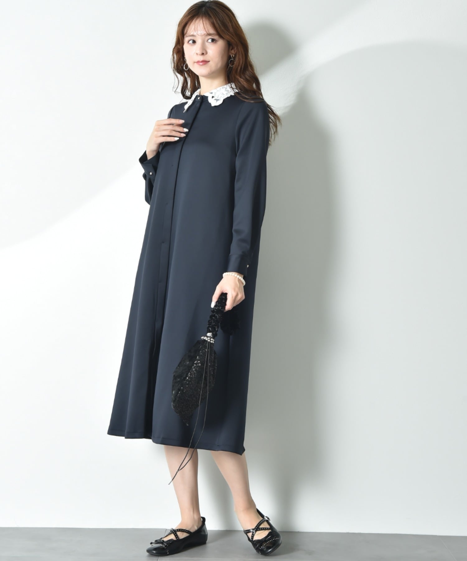 INTERPLANET｜レース衿2WAYワンピース | Rakuten Fashion(楽天