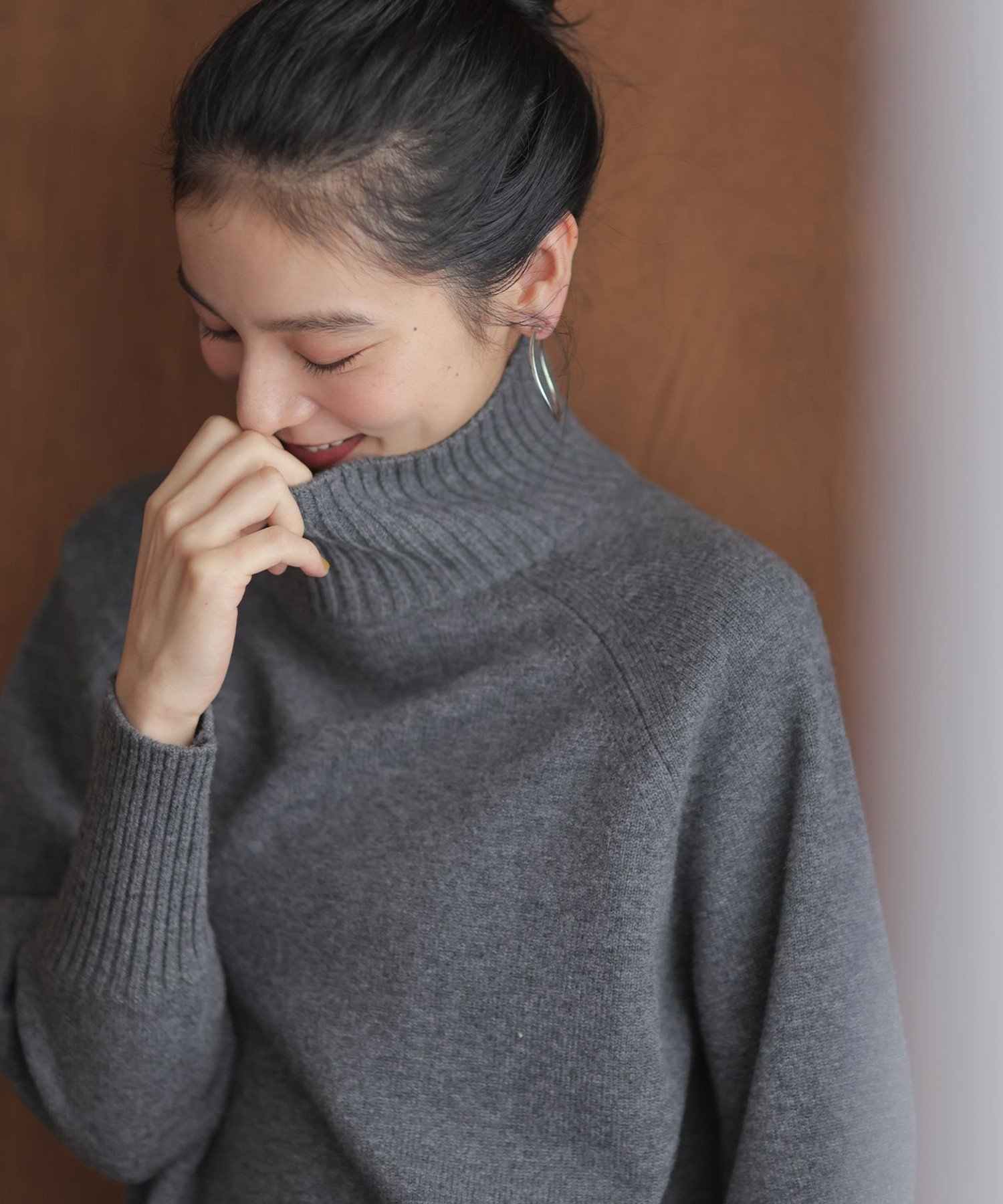 組曲｜ウールカシミヤミックス ロールネックニット | Rakuten Fashion