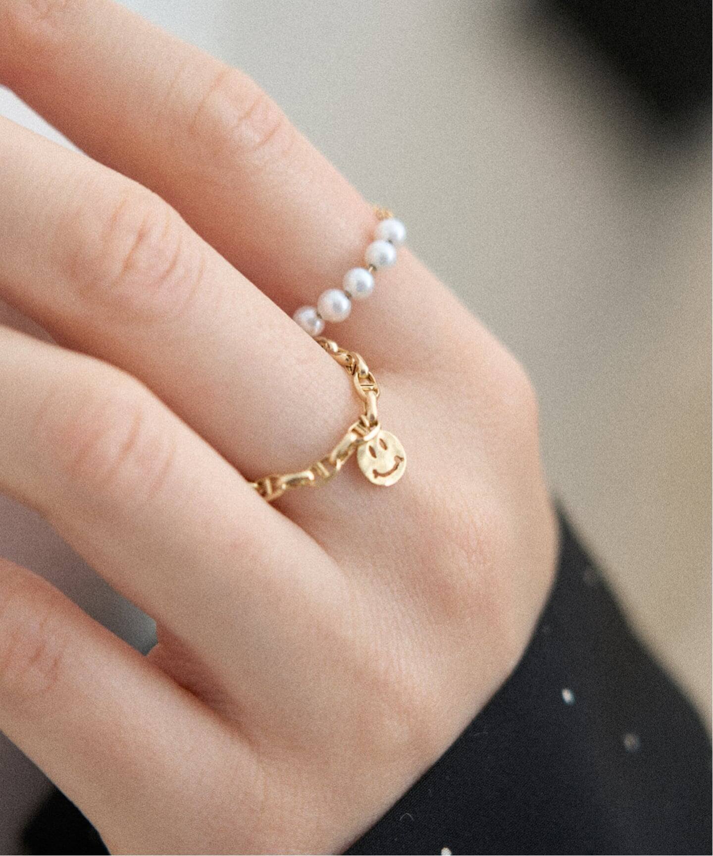 IENA｜《WEB限定/追加》GIGI/ジジ 別注 SMILE CHAIN RING EX | Rakuten