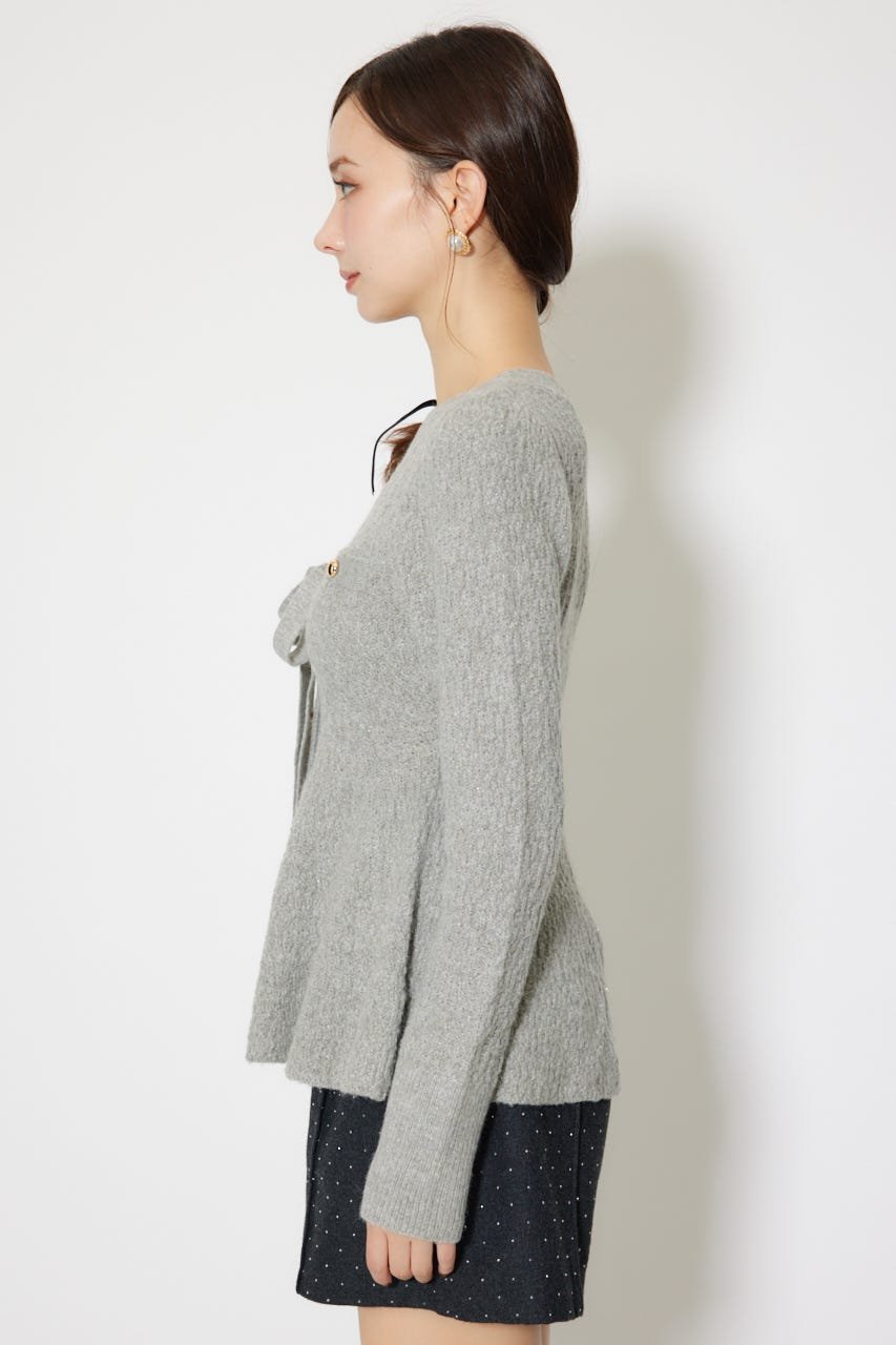 rienda｜2WAYペプラムニットカーディガントップス | Rakuten Fashion