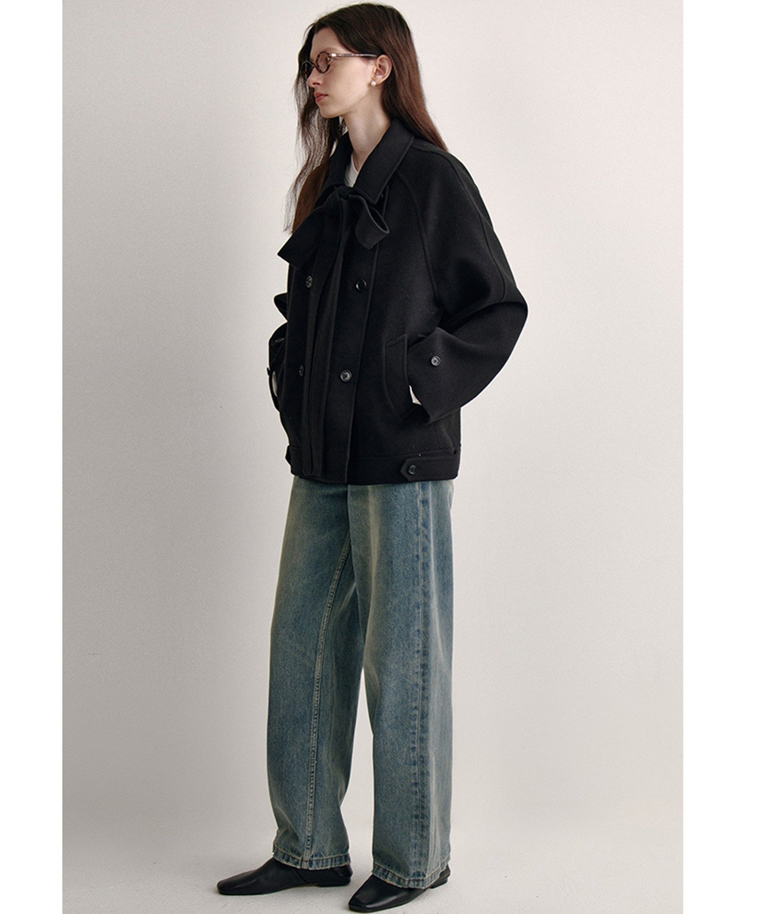 chuclla｜リボンタイ ショートコート FD24W268 Fano Studios | Rakuten