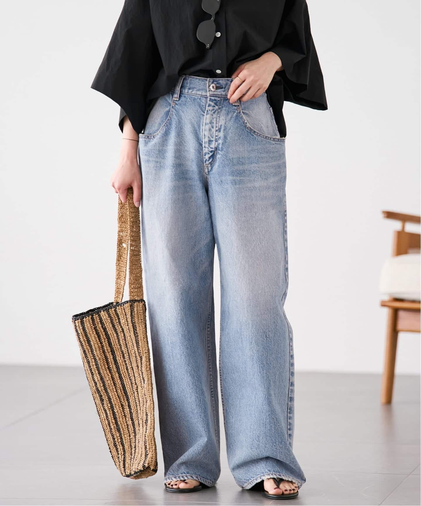 plage｜《追加予約》R'IAM WIDE デニム 6 | Rakuten Fashion(楽天
