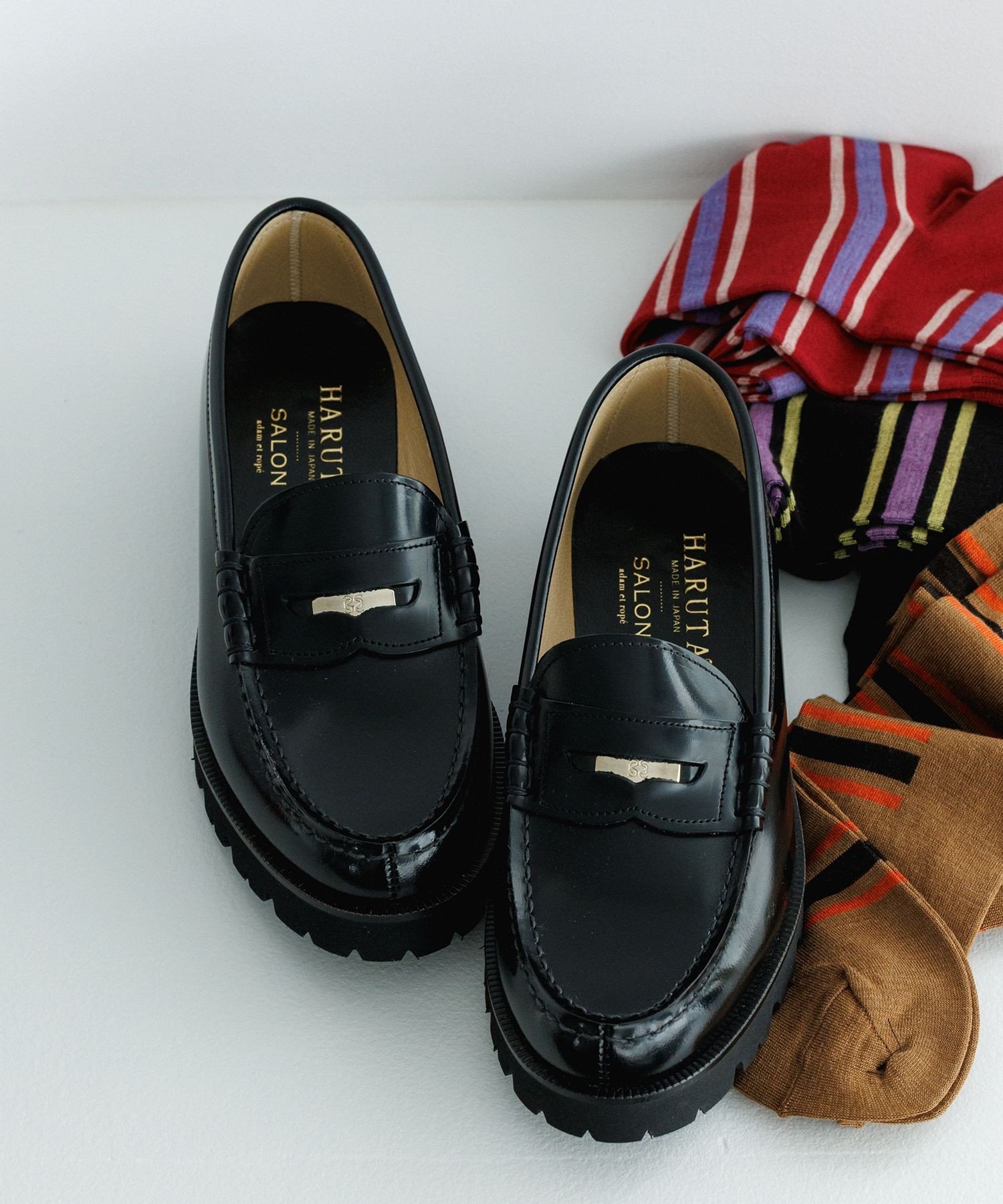 SALON adam et rope'｜【HARUTA(ハルタ) for SALON】別注ガラスレザー