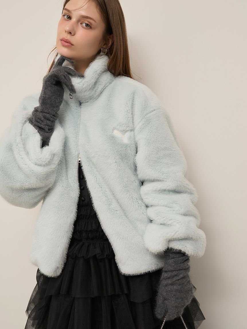 SNIDEL｜【SNIDEL×PUMA】エコファーブルゾン | Rakuten Fashion(楽天