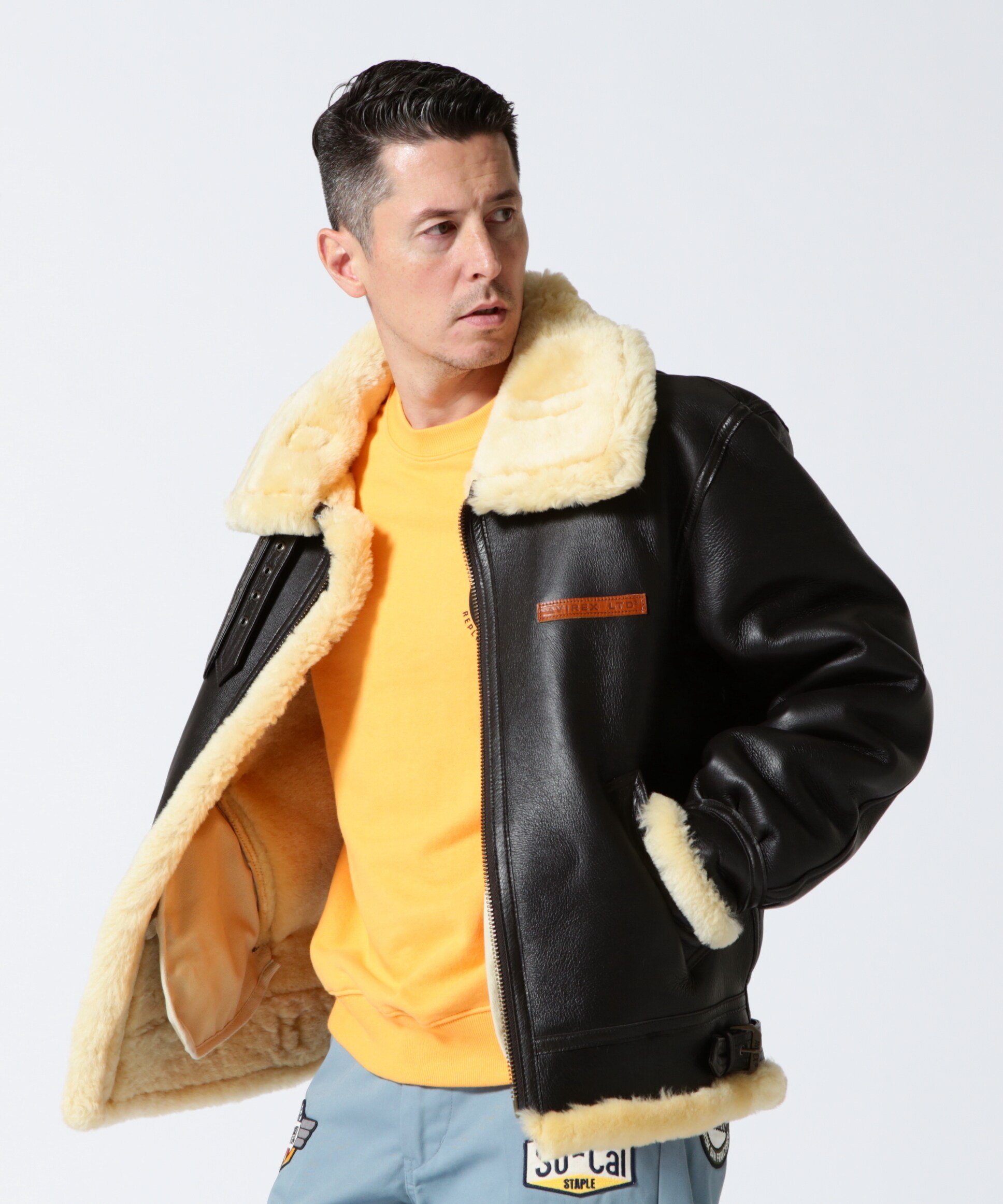 楽天市場】b-3 ムートン（ブランドアビレックス）の通販