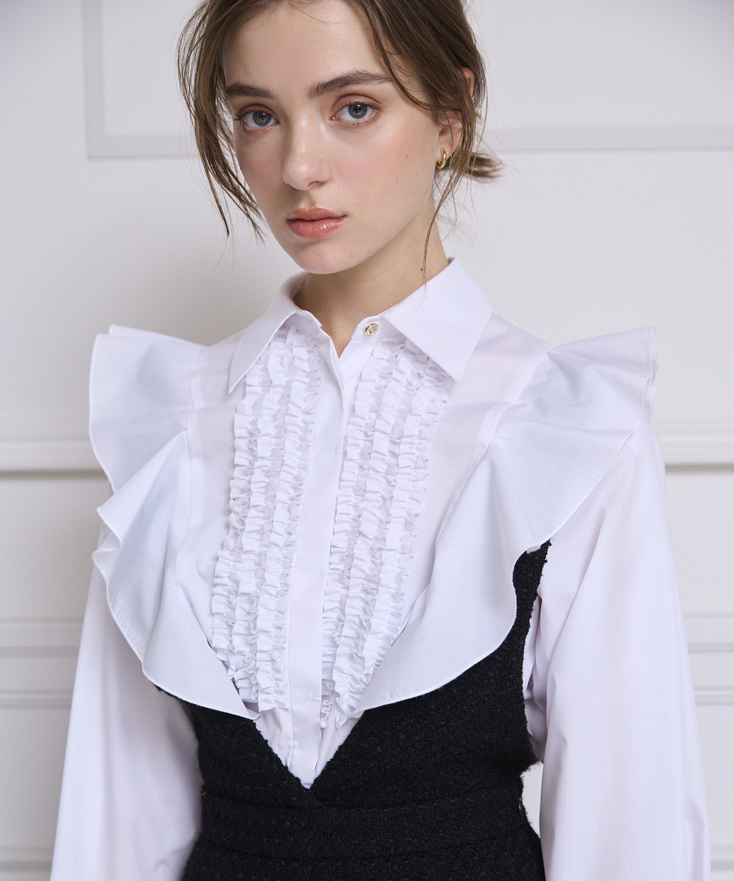 EIMY ISTOIRE｜モノグラムカットアウトチュールトップス | Rakuten