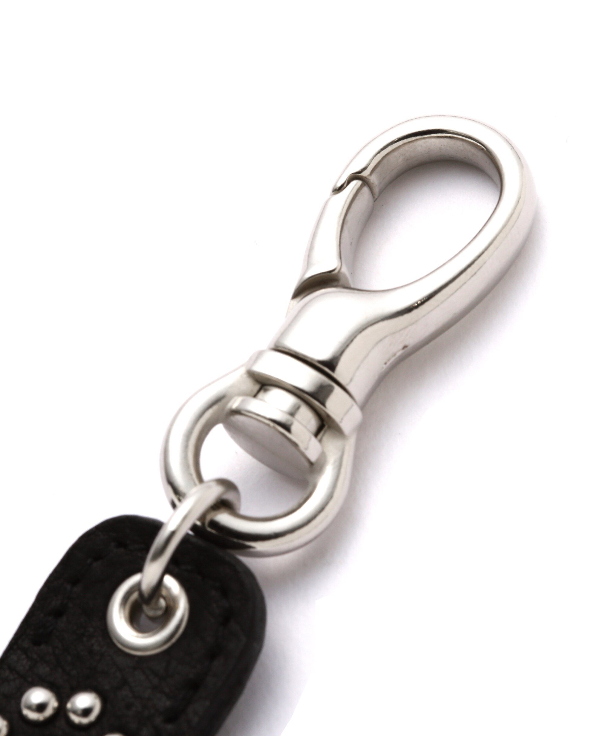 Schott｜FLOWER STUDS LEATHER KEY HOLDER/フラワースタッズ レザー