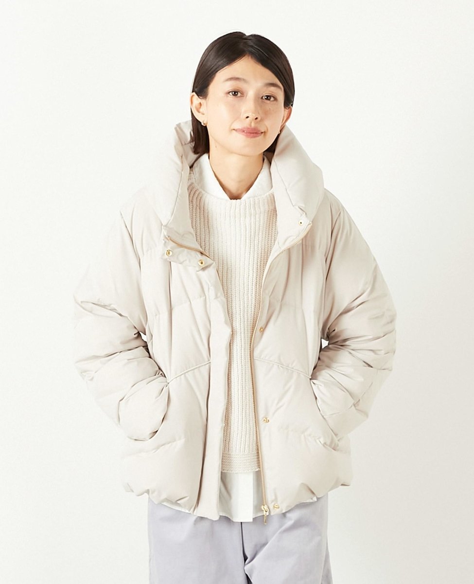 MELROSE CLAIRE｜【ストレッチカシュネックピュアダウン】 | Rakuten